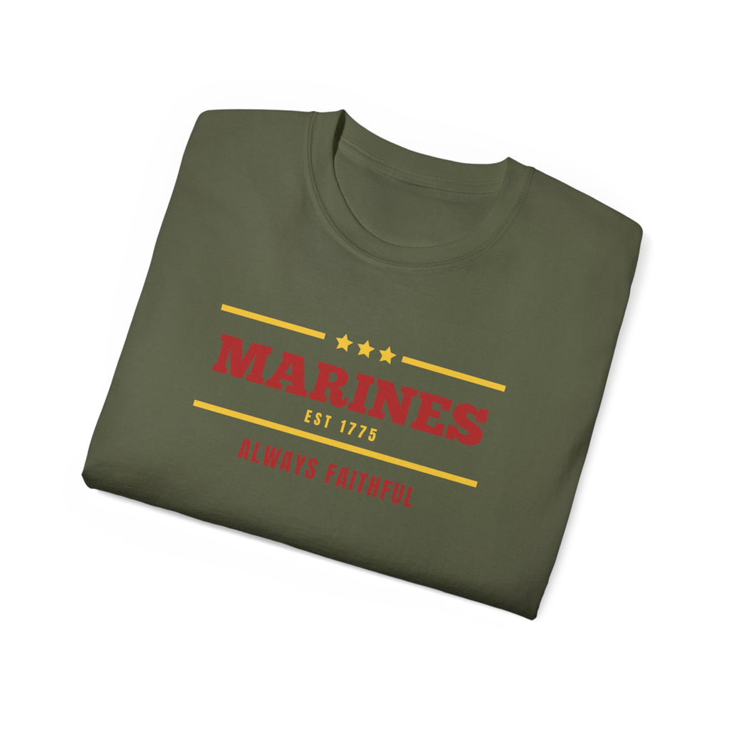 Marines "Always Faithful" Cotton Tee