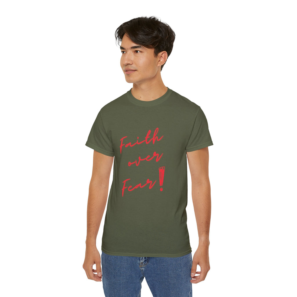 Faith Over Fear T‑Shirt — Inspirational Christian Tee