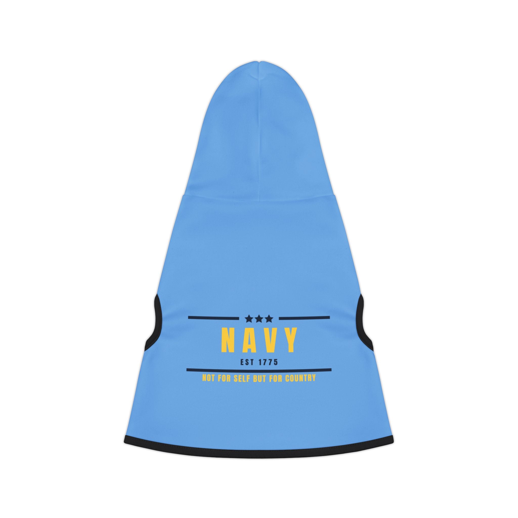 Navy Pet Hoodie - Blue Military Inspired Dog & Cat Hoodie