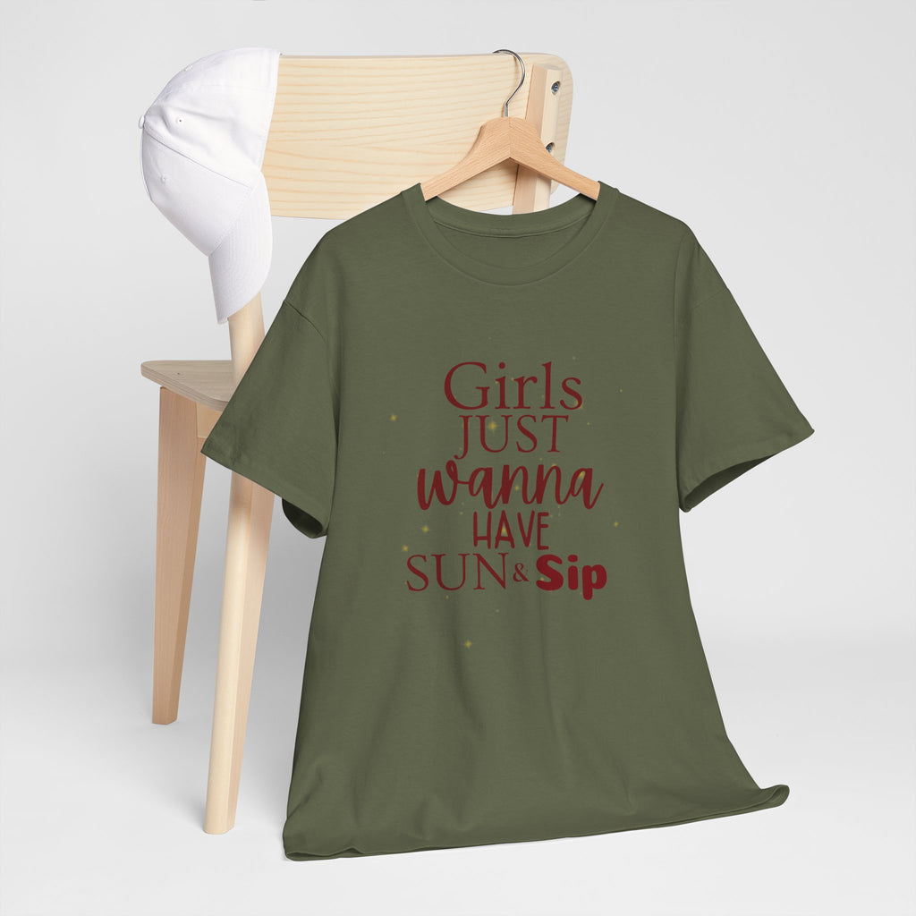 Girls Just Wanna Have Sun & Sip Tee