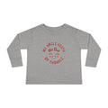 My smile keeps me out of trouble Toddler Long Sleeve Tee