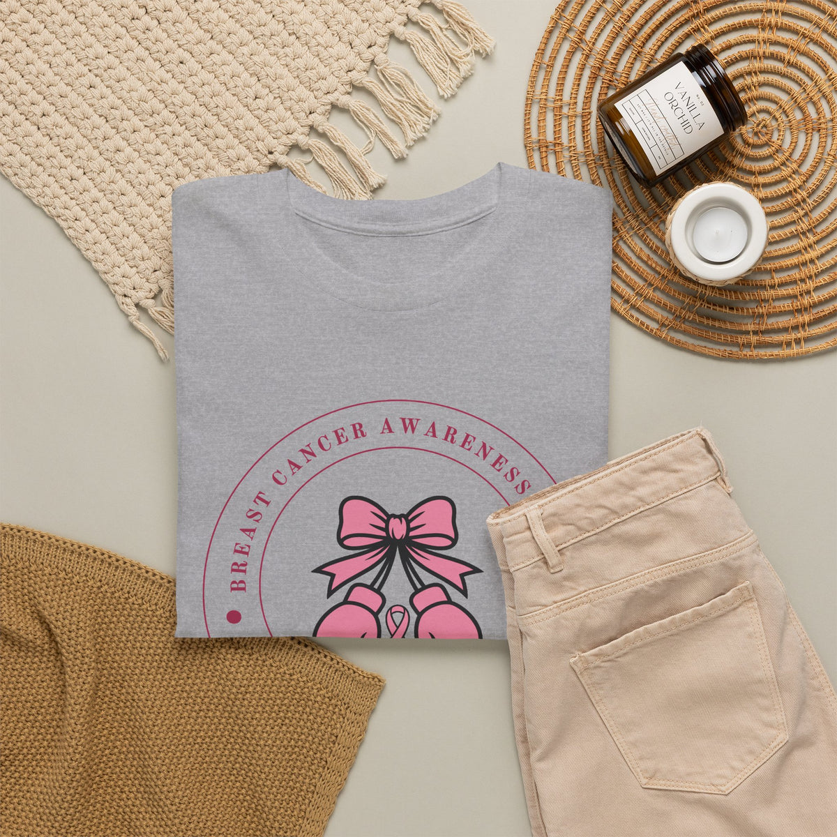 Breast Cancer Awareness T-Shirt — “Giving Up Is Not An Option” Pink Ribbon Tee