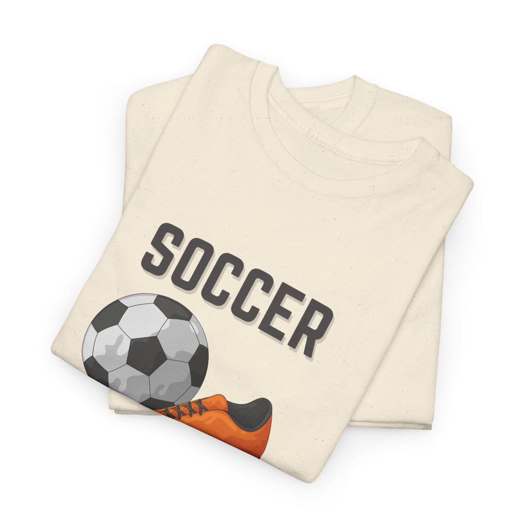 Soccer Dad T-Shirt – Graphic Soccer Ball & Cleat Tee, Father’s Day Gift