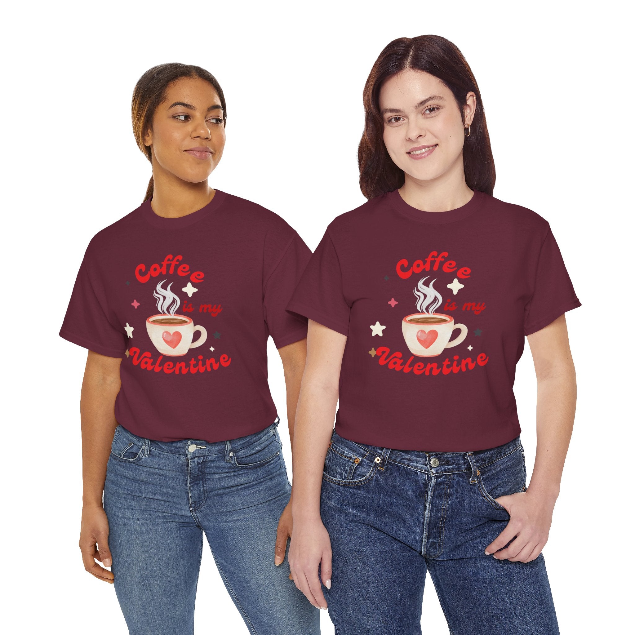 Coffee Is My Valentine Tee — Cute Valentine’s Day Coffee Shirt