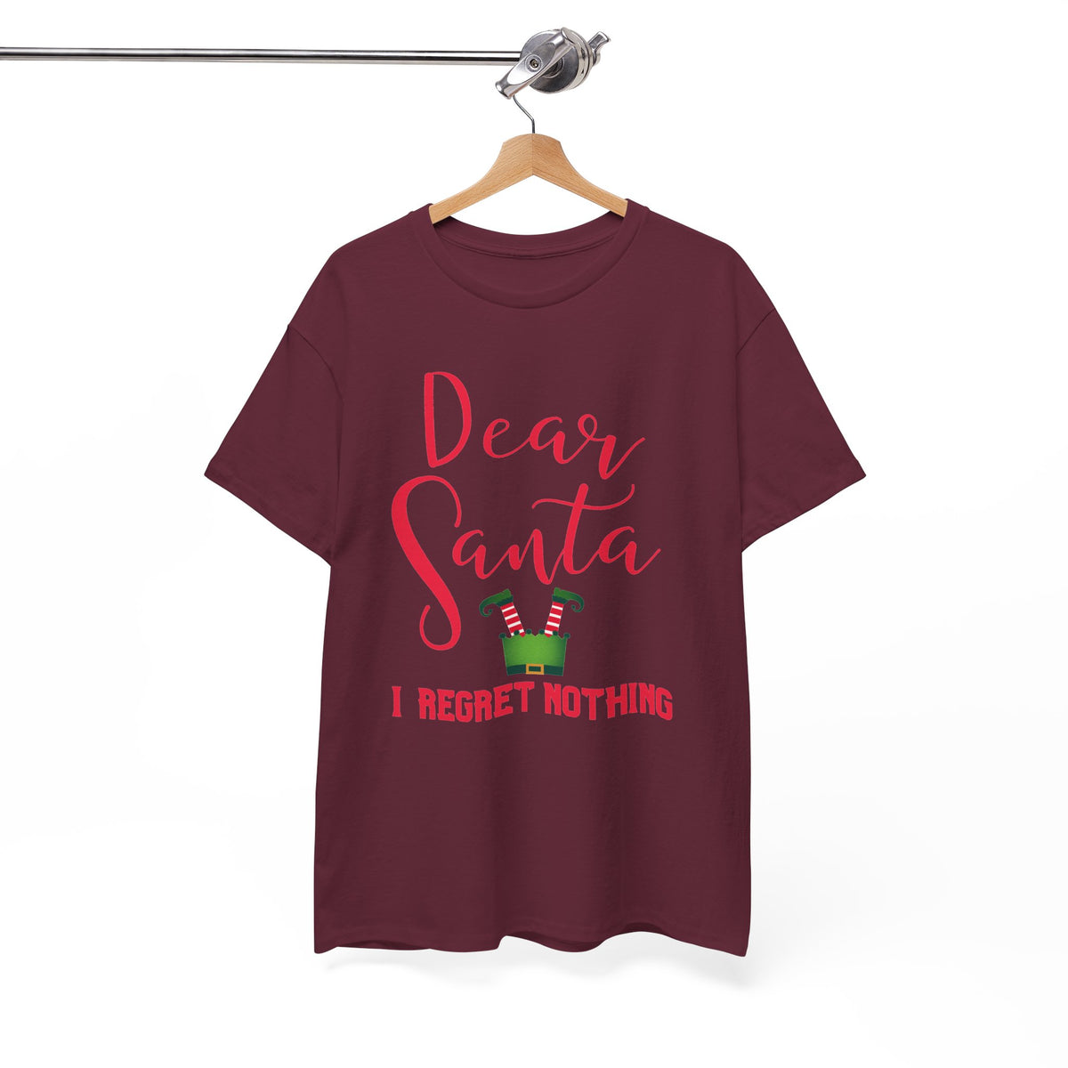 Dear Santa I Regret Nothing Christmas T-Shirt