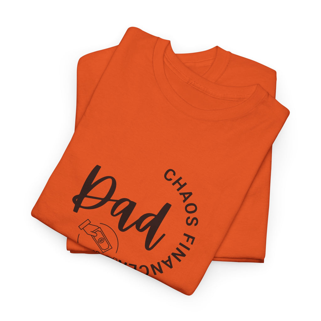 Dad Chaos Manager T‑Shirt — "Dad: Chaos Financer" Minimalist Gift Tee