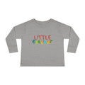 Little Brother Toddler Long Sleeve Tee — Colorful Playful Sibling Shirt