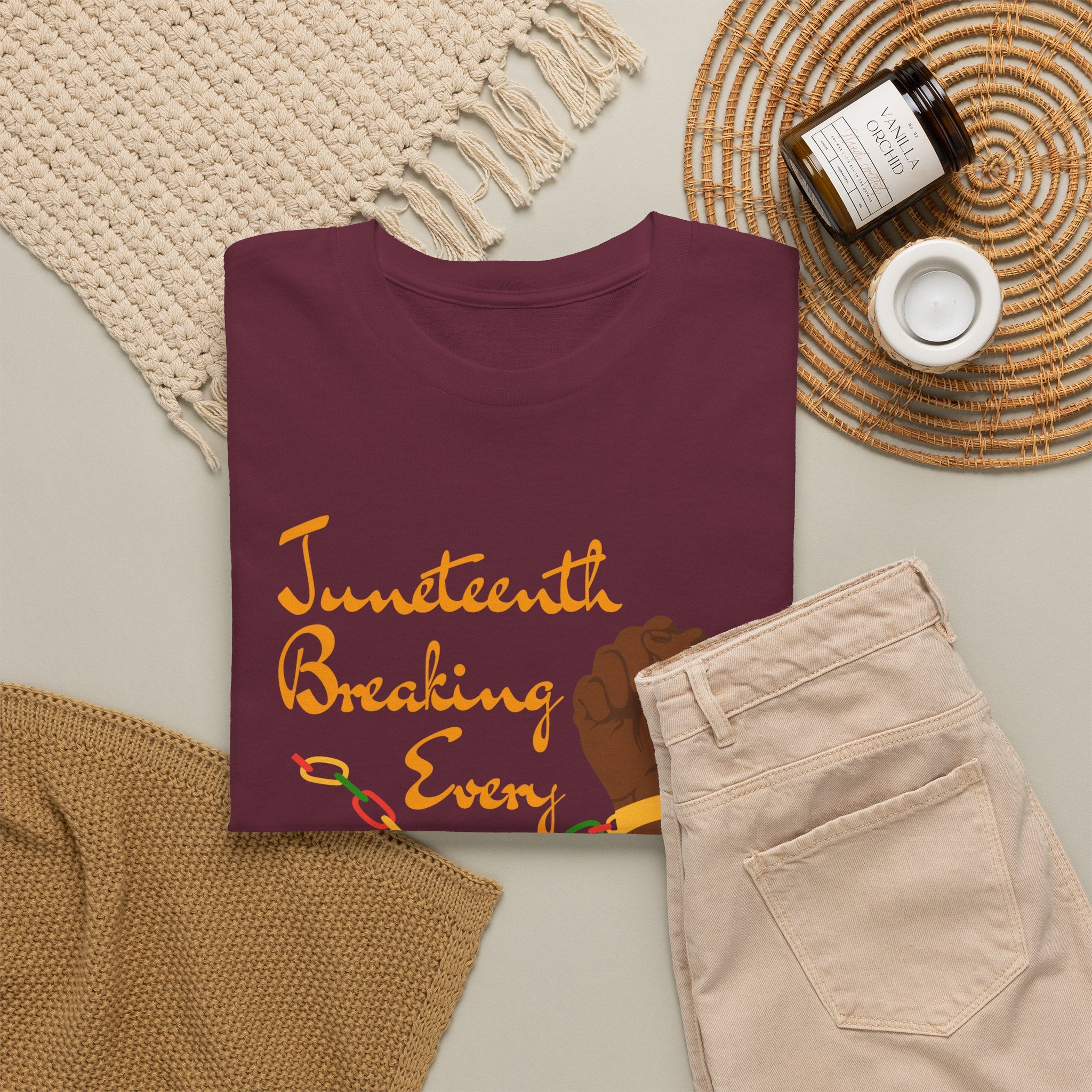 Juneteenth Freedom Tee — "Breaking Every Chain Since 1865"