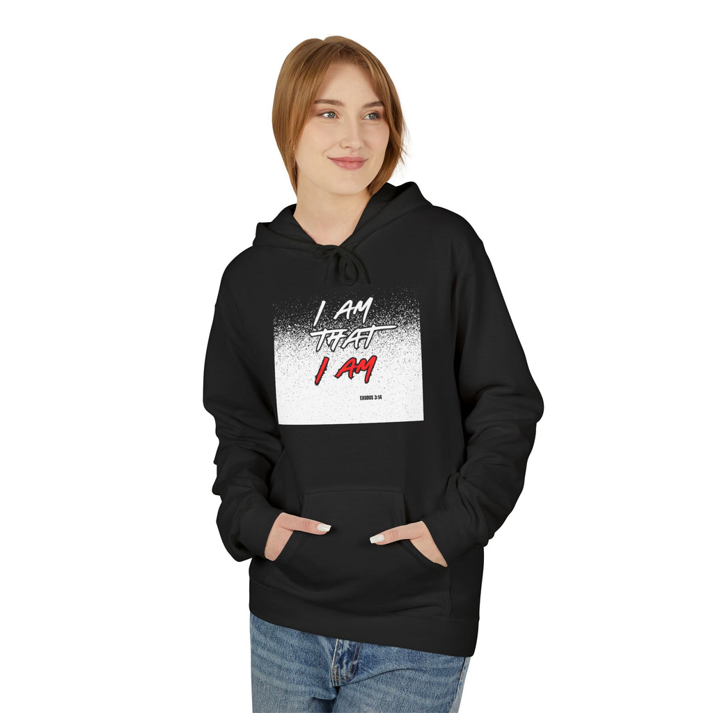 Hoodie — 'Lazy Today, Lady Tomorrow' Minimal Script Hoodie (White)