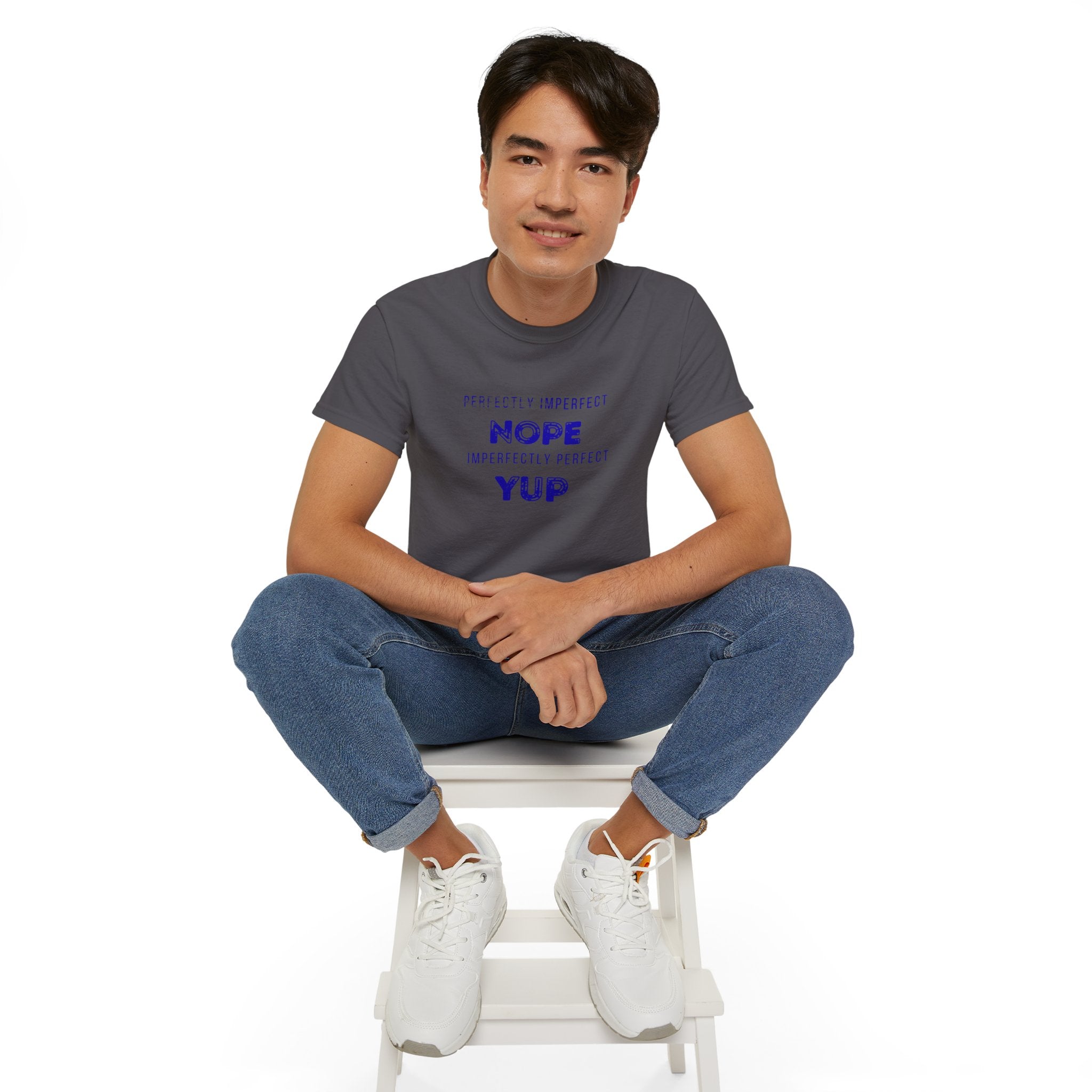 Nope Yup Tee — "Imperfectly Perfect" Graphic T-Shirt