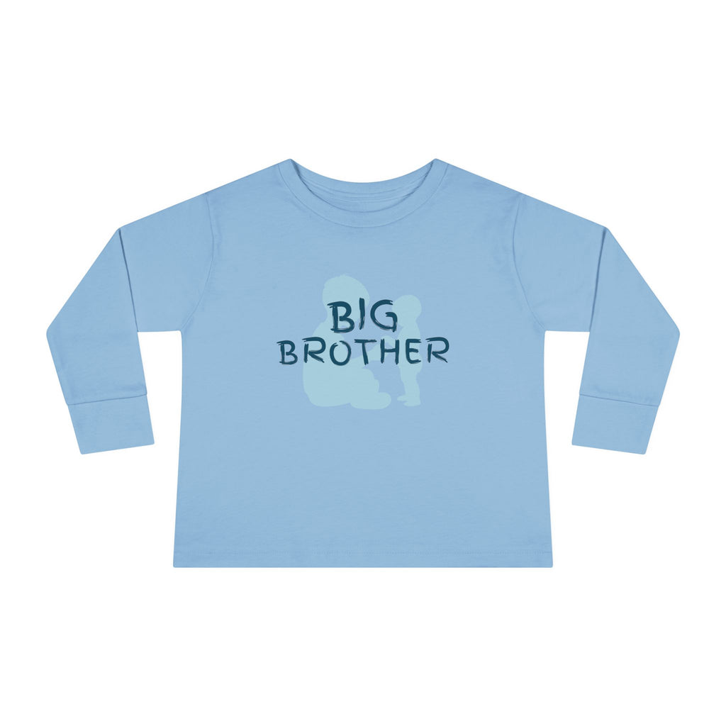 Big Bro Toddler Long Sleeve Tee — Cute Sibling Announcement Shirt