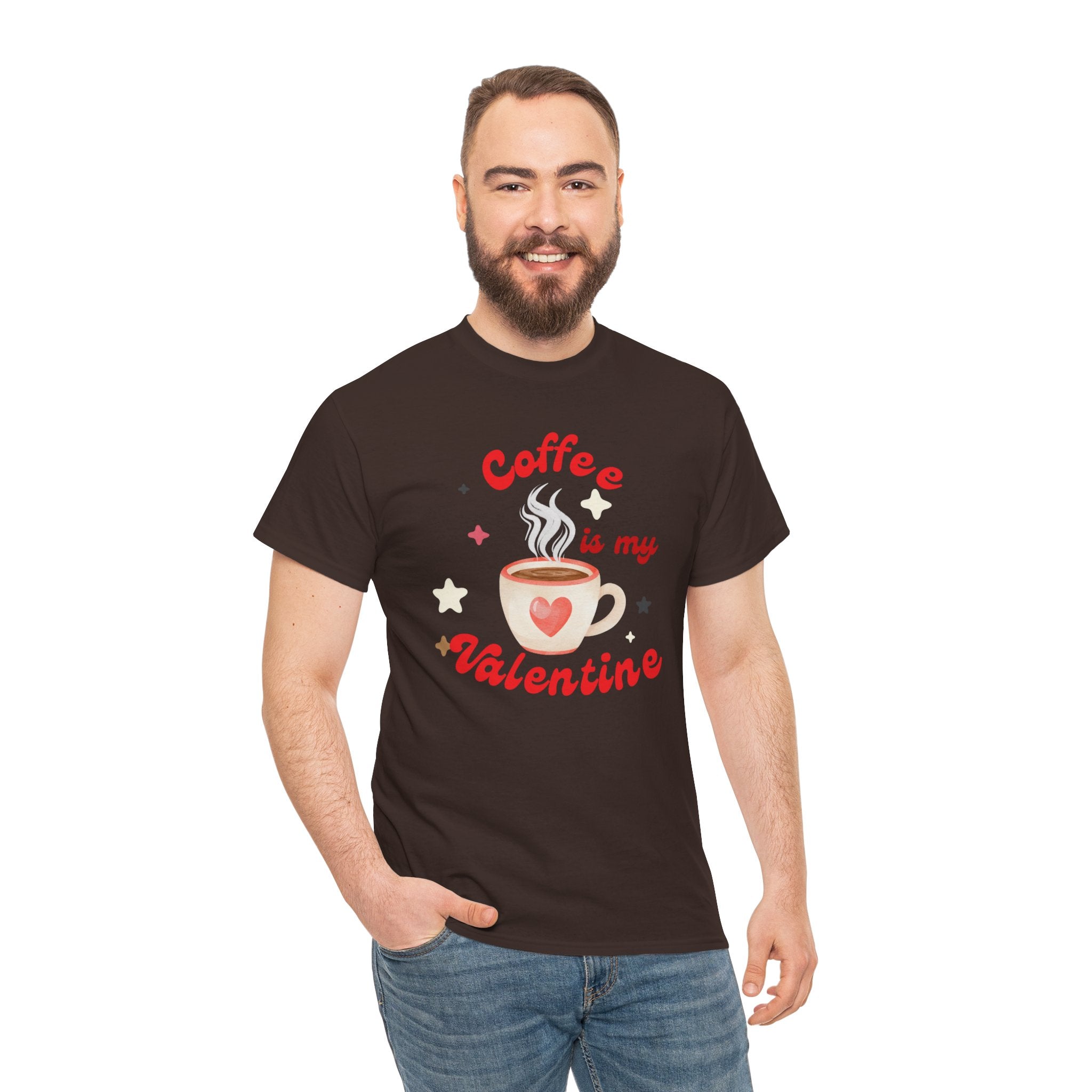 Coffee Is My Valentine Tee — Cute Valentine’s Day Coffee Shirt
