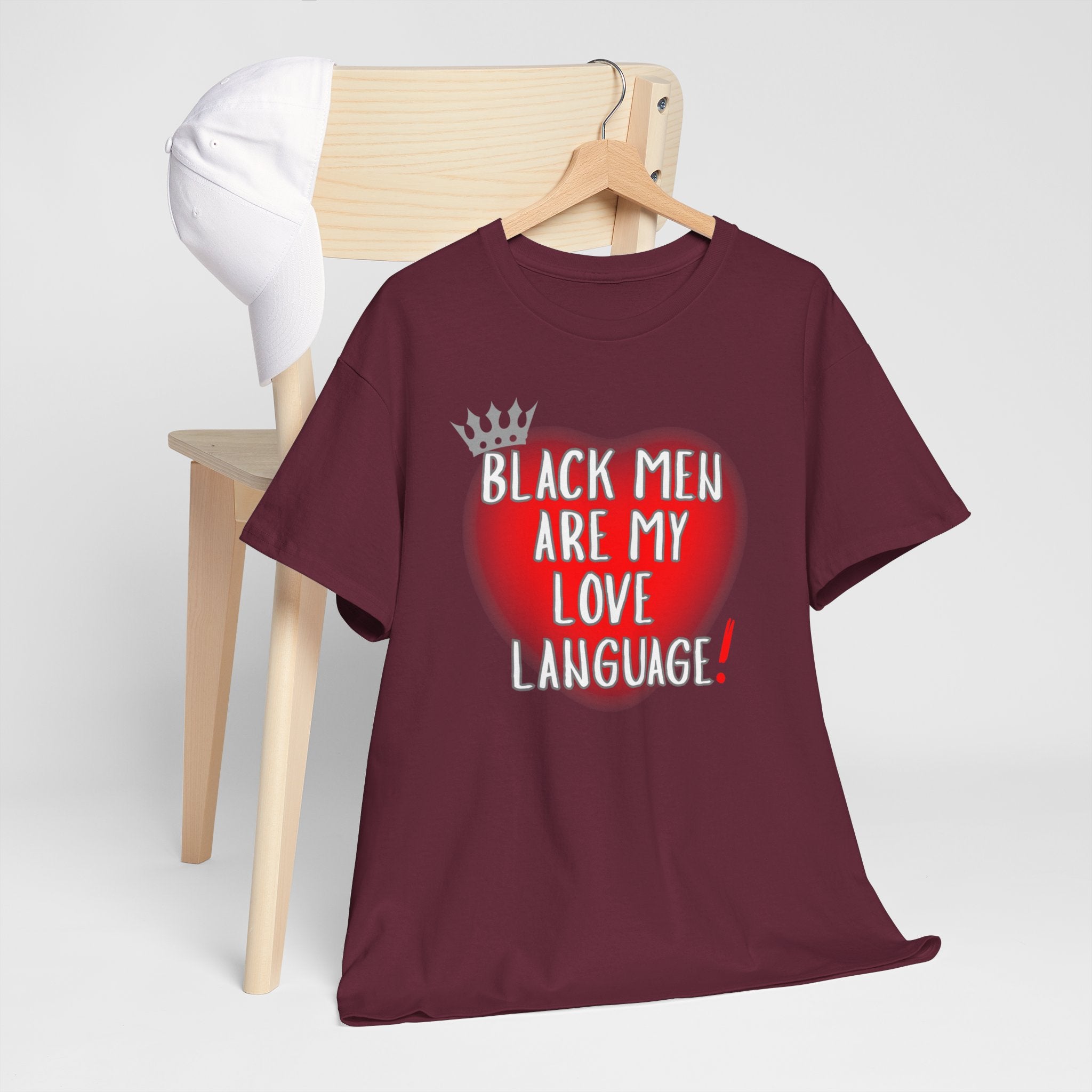 Love Language Tee — "Black Men Are My Love Language" Graphic T-Shirt