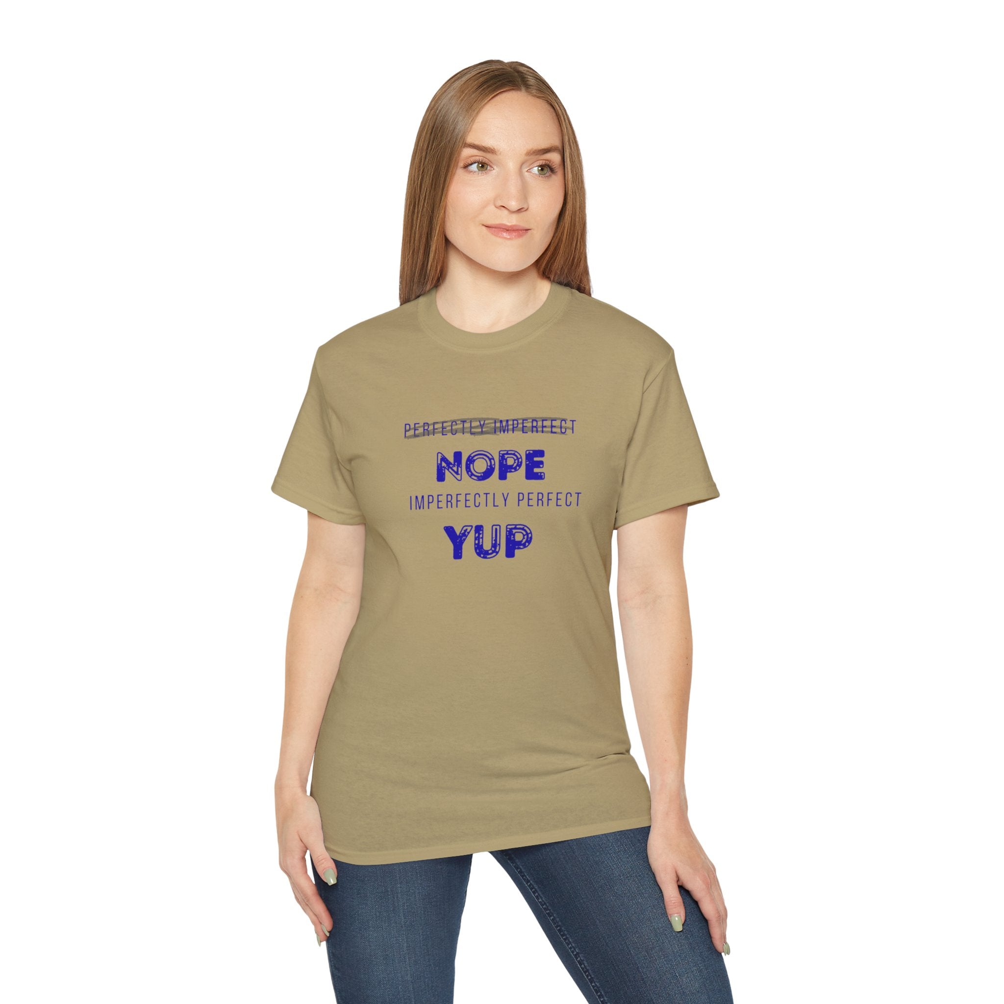 Nope Yup Tee — "Imperfectly Perfect" Graphic T-Shirt