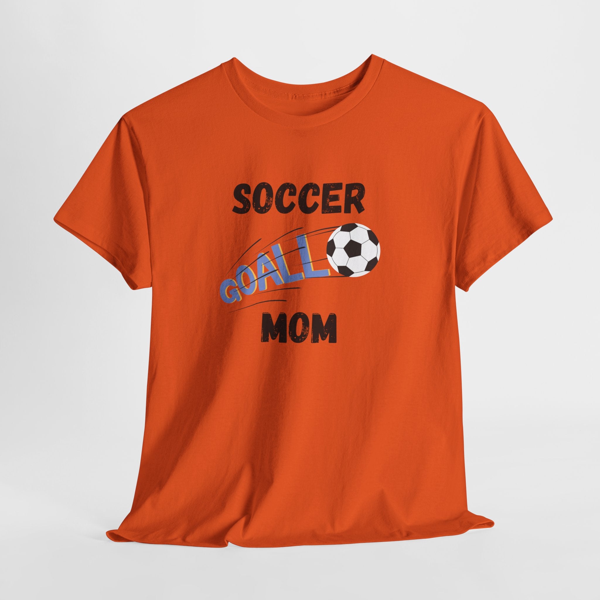 Soccer Mom T‑Shirt — 'Soccer Goal!' Graphic Tee with Soccer Ball