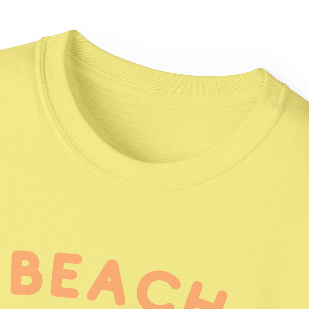 Beach Please It's a Girl's Trip Tee — Tropical Palm Sunset Vacation Shirt