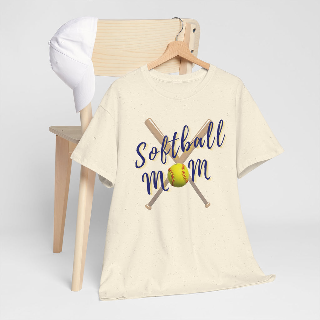Softball Mom T-Shirt — Bat & Ball Graphic Tee