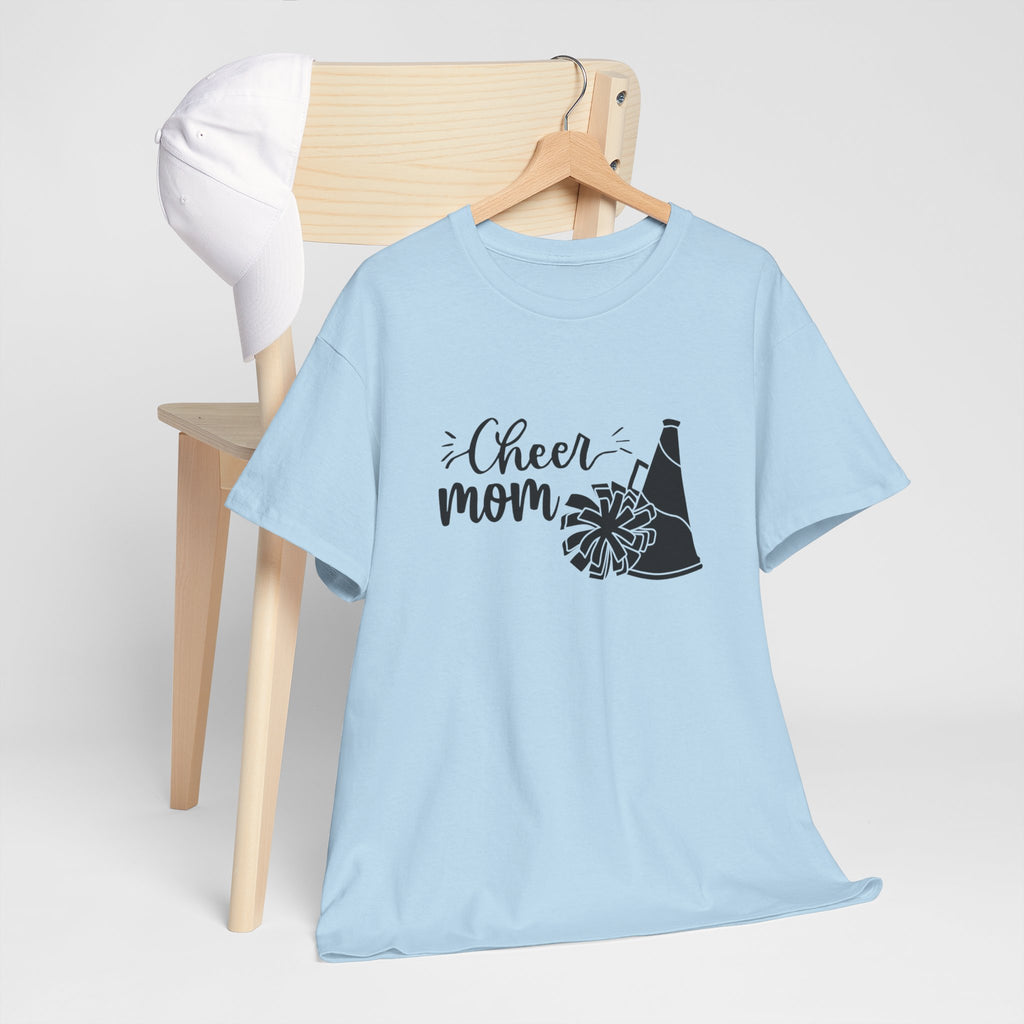 Cheer Mom T-Shirt — Pom Pom & Megaphone Mom Tee