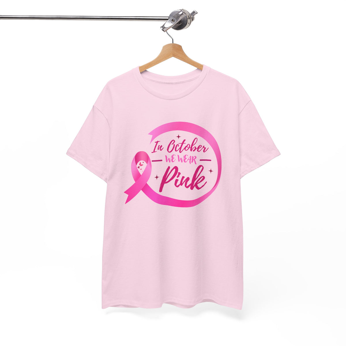 Breast Cancer Awareness Tee — "In October We Wear Pink"