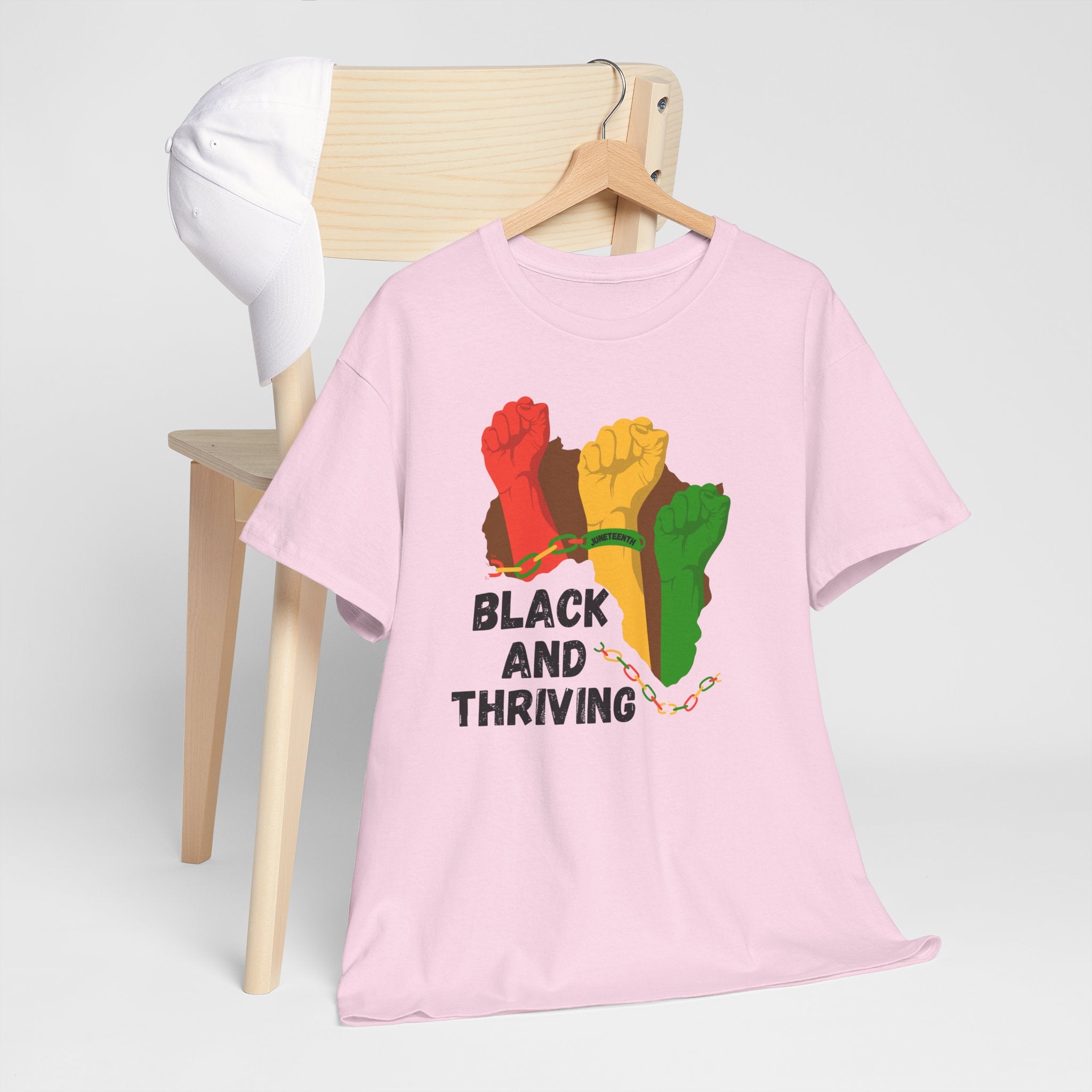 Juneteenth 'Black and Thriving, No Apologies' Tee