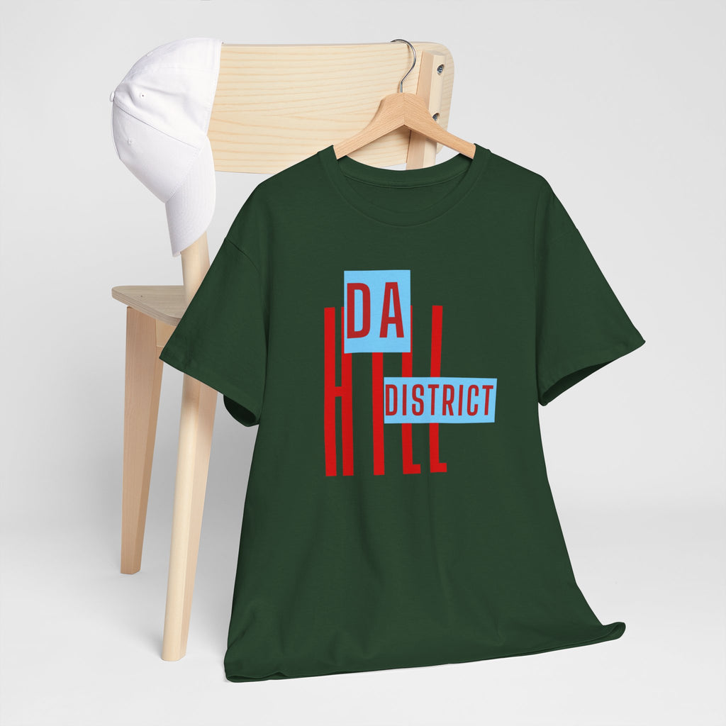 Hill District Retro Logo T‑Shirt — "Da Hill District" Pittsburgh Pride Tee