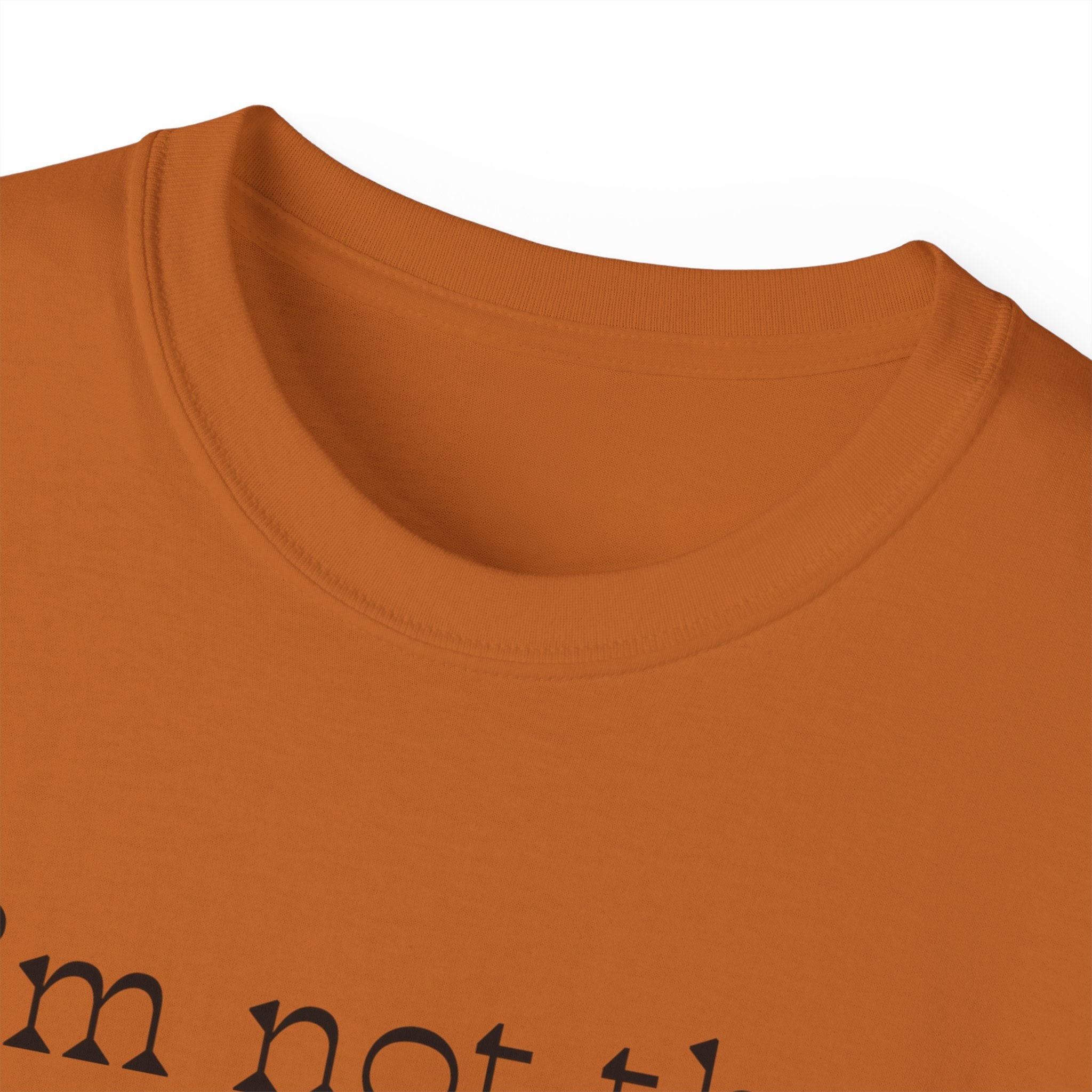 "I'm Not the Problem, Am I?" White Graphic Tee — Funny Sarcastic Statement T-Shirt
