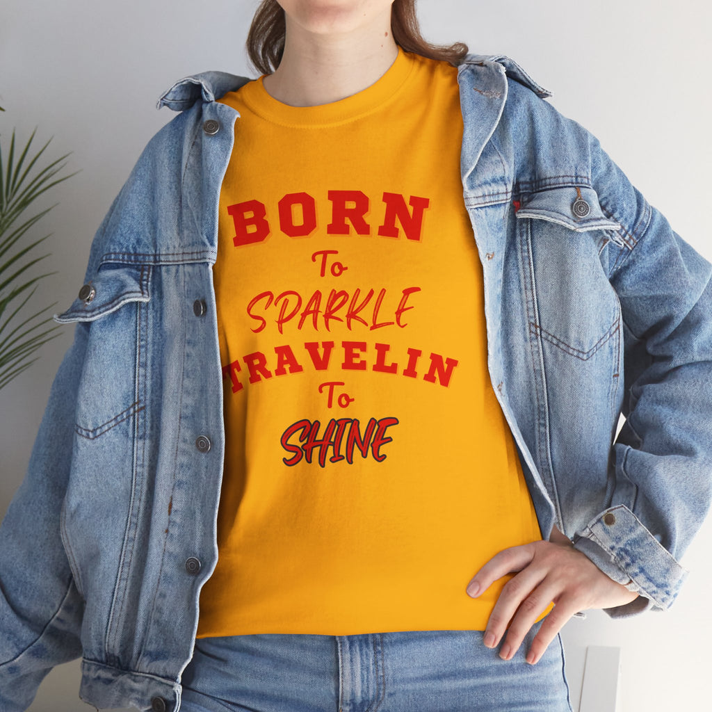 Traveling and shining T‑Shirt — Adventure Graphic Tee