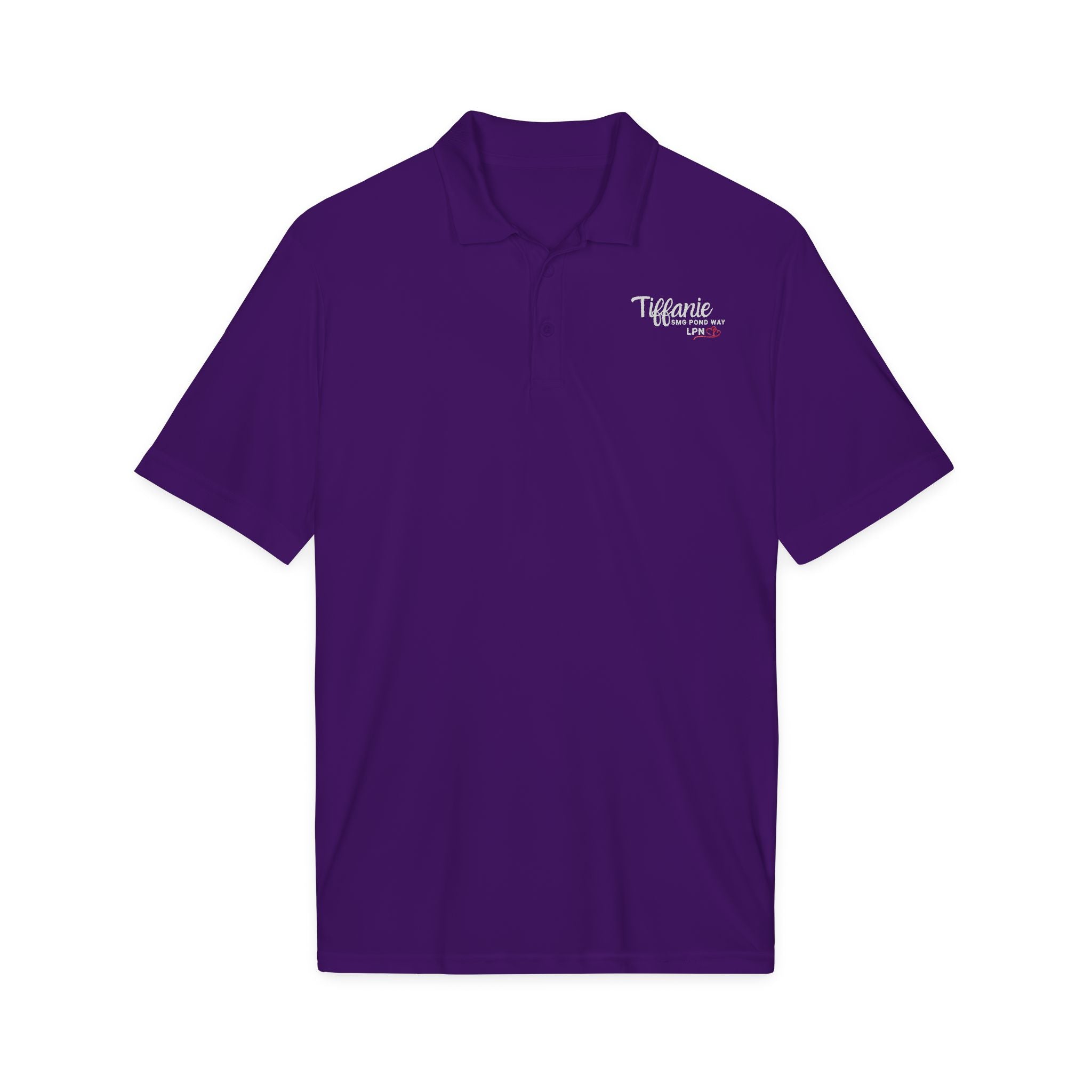 Tiffanie Work Logo with Heart Polo