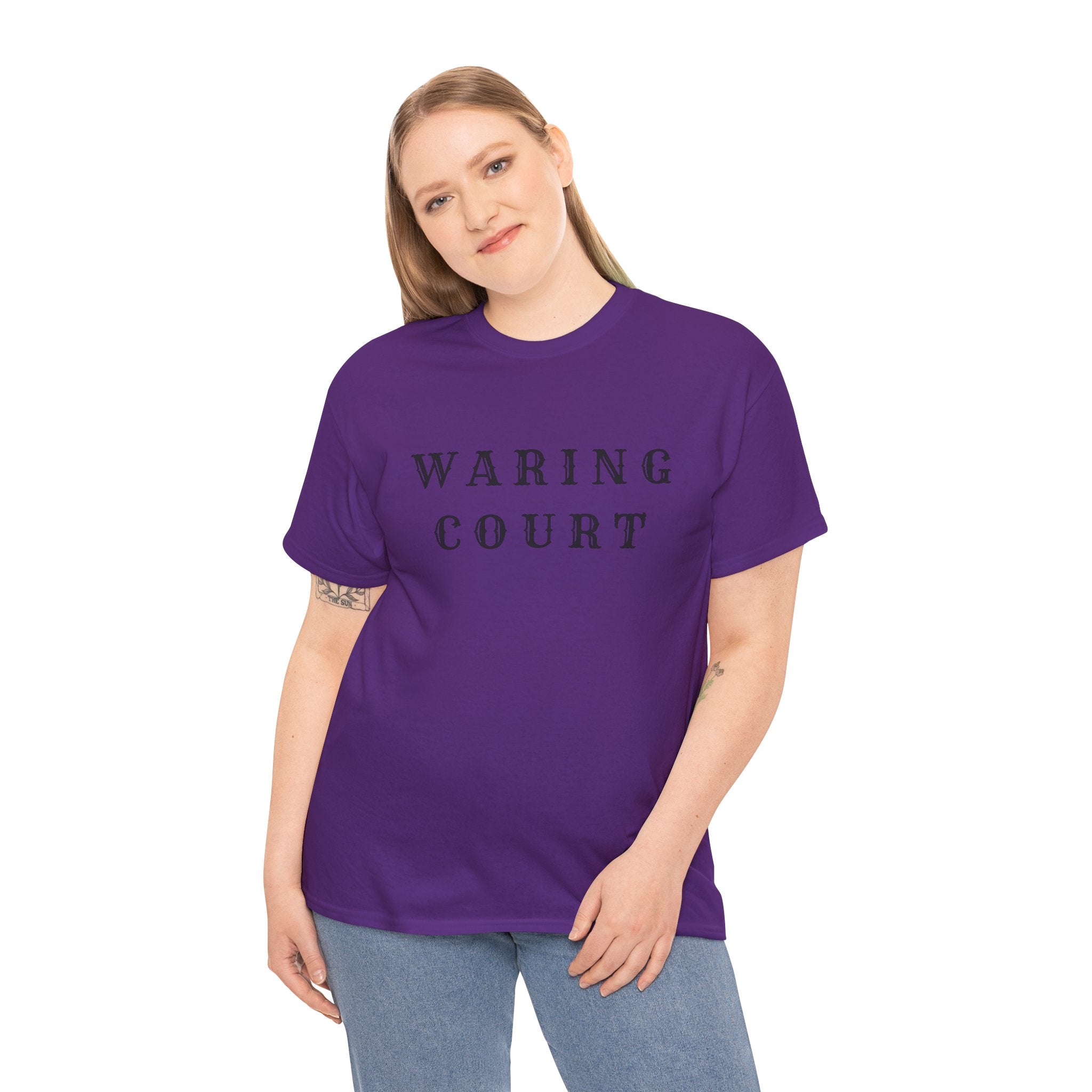 Waring Court Vintage Lettering T‑Shirt