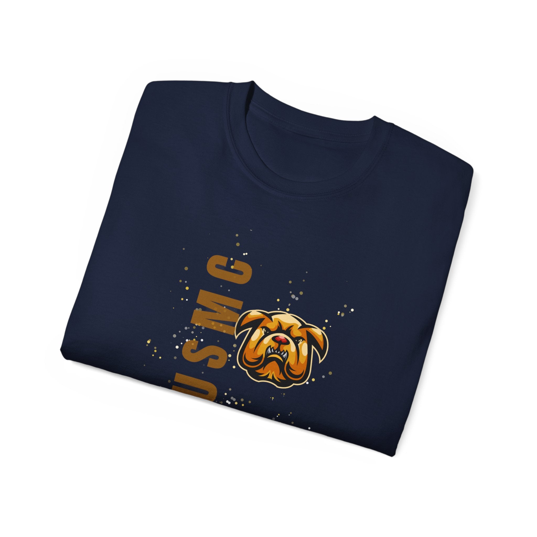 USMC Jarhead Bulldog T‑Shirt — Marine Corps Vertical Logo Tee