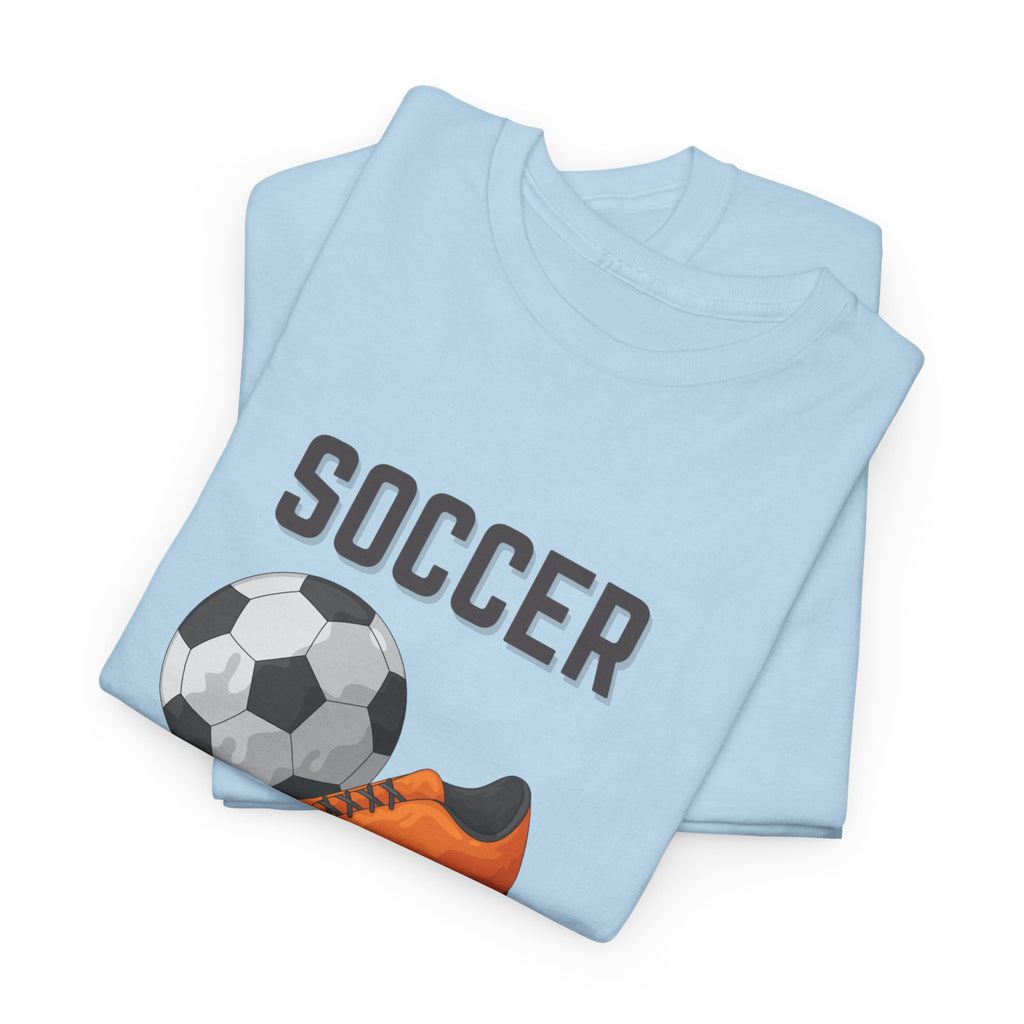 Soccer Dad T-Shirt – Graphic Soccer Ball & Cleat Tee, Father’s Day Gift