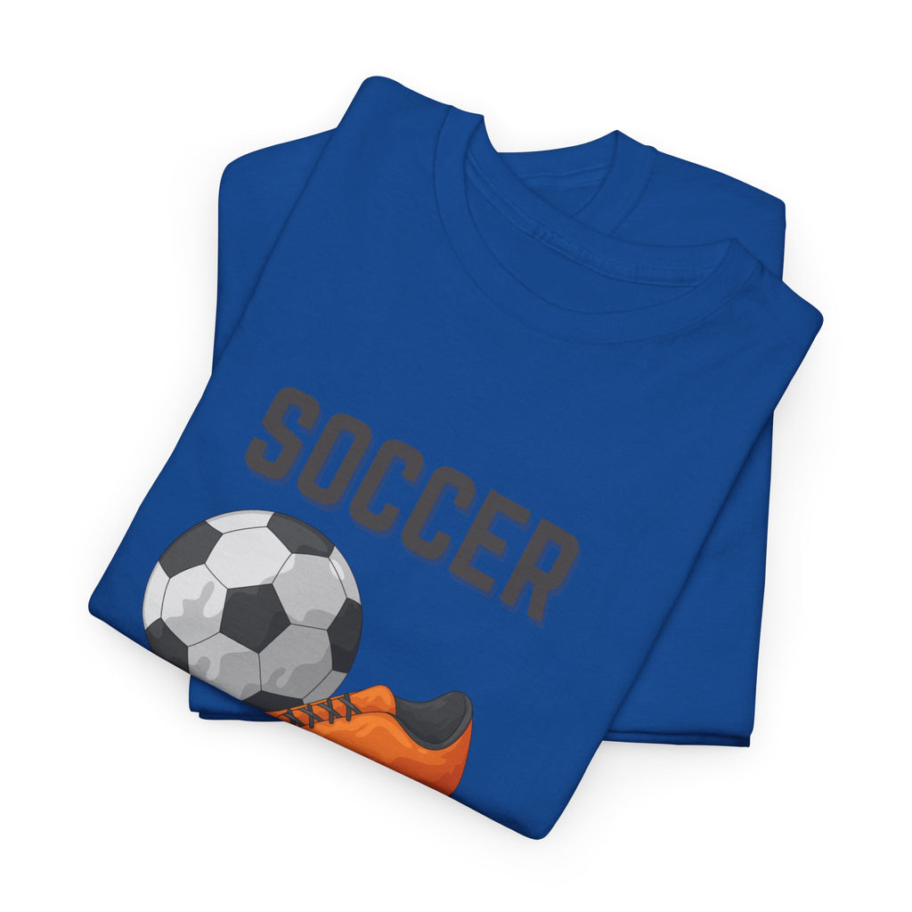 Soccer Dad T-Shirt – Graphic Soccer Ball & Cleat Tee, Father’s Day Gift
