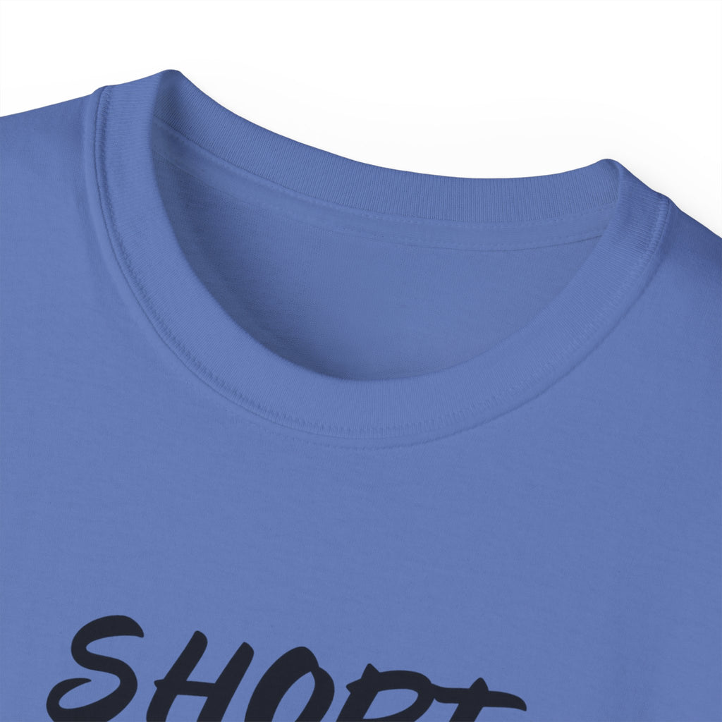 "Short Answer IDGAF" Cotton Tee — Funny Graphic Statement T-Shirt