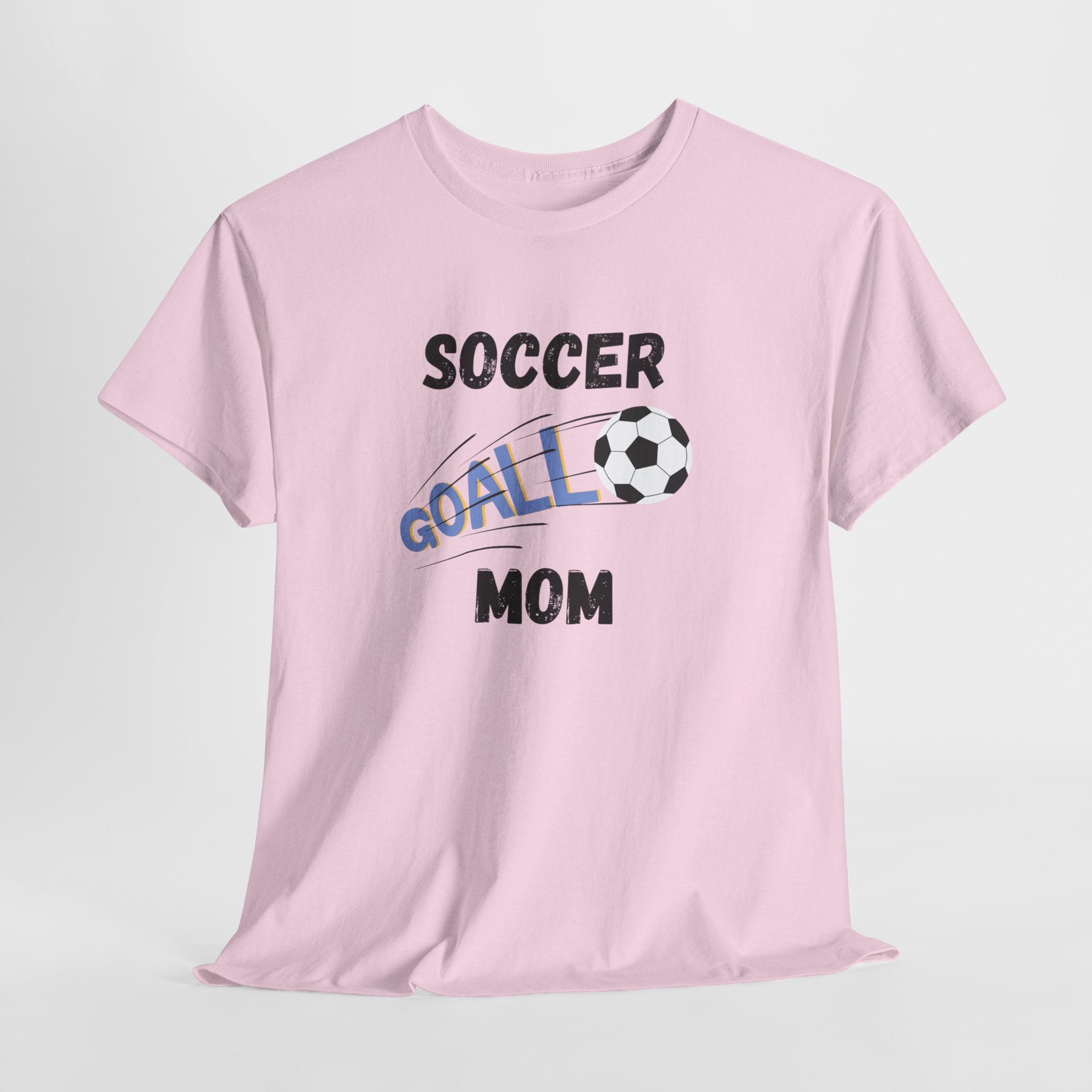 Soccer Mom T‑Shirt — 'Soccer Goal!' Graphic Tee with Soccer Ball