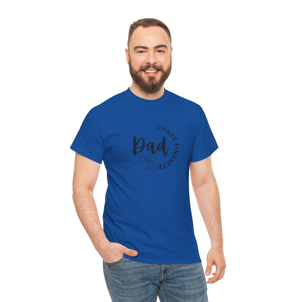 Dad Chaos Manager T‑Shirt — "Dad: Chaos Financer" Minimalist Gift Tee