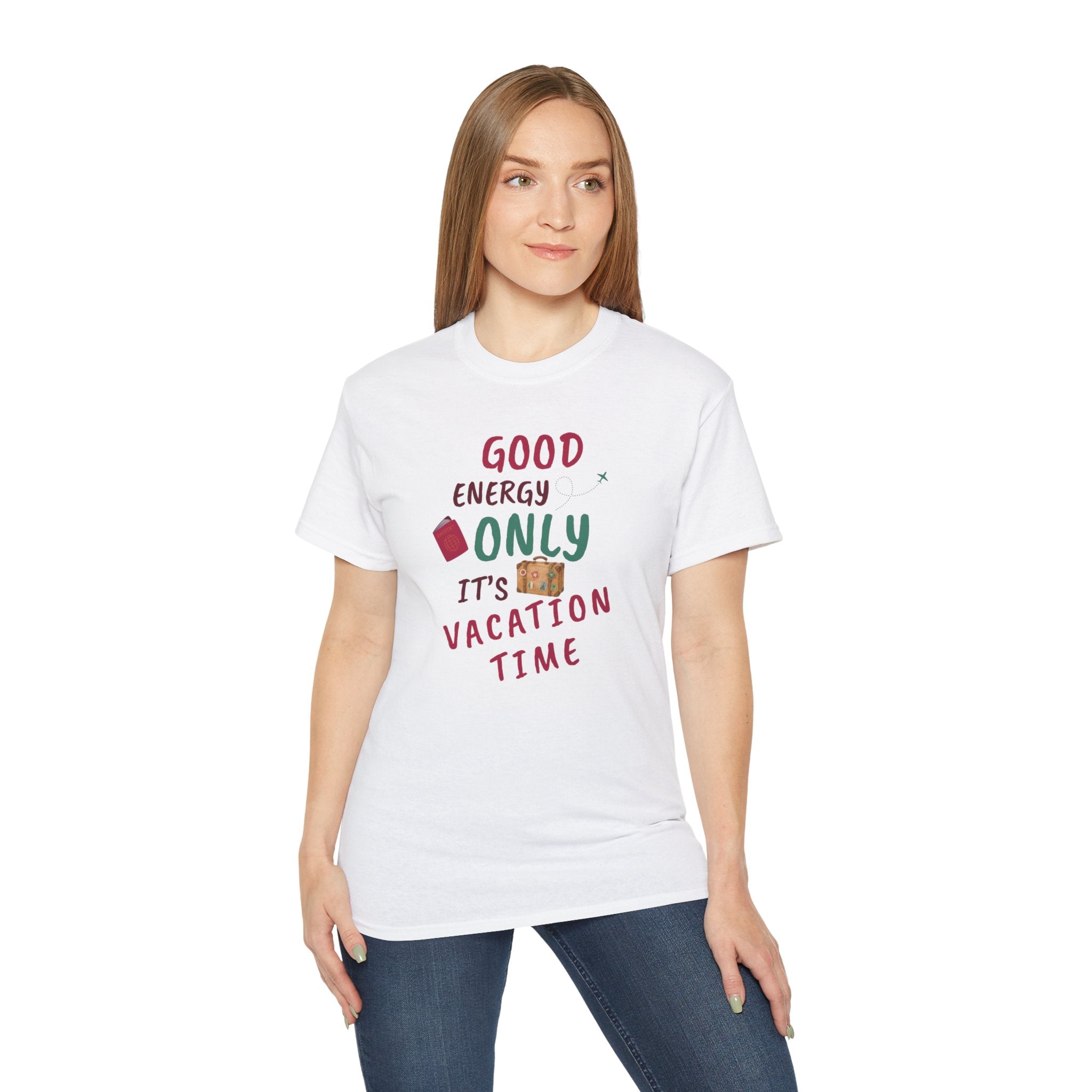 Good Energy Only – Vacation Time T-Shirt