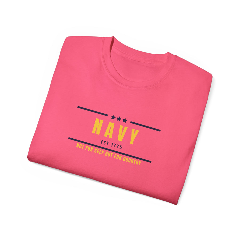 Navy Est. 1775 Military Graphic Tee — Veteran & Navy Support Shirt
