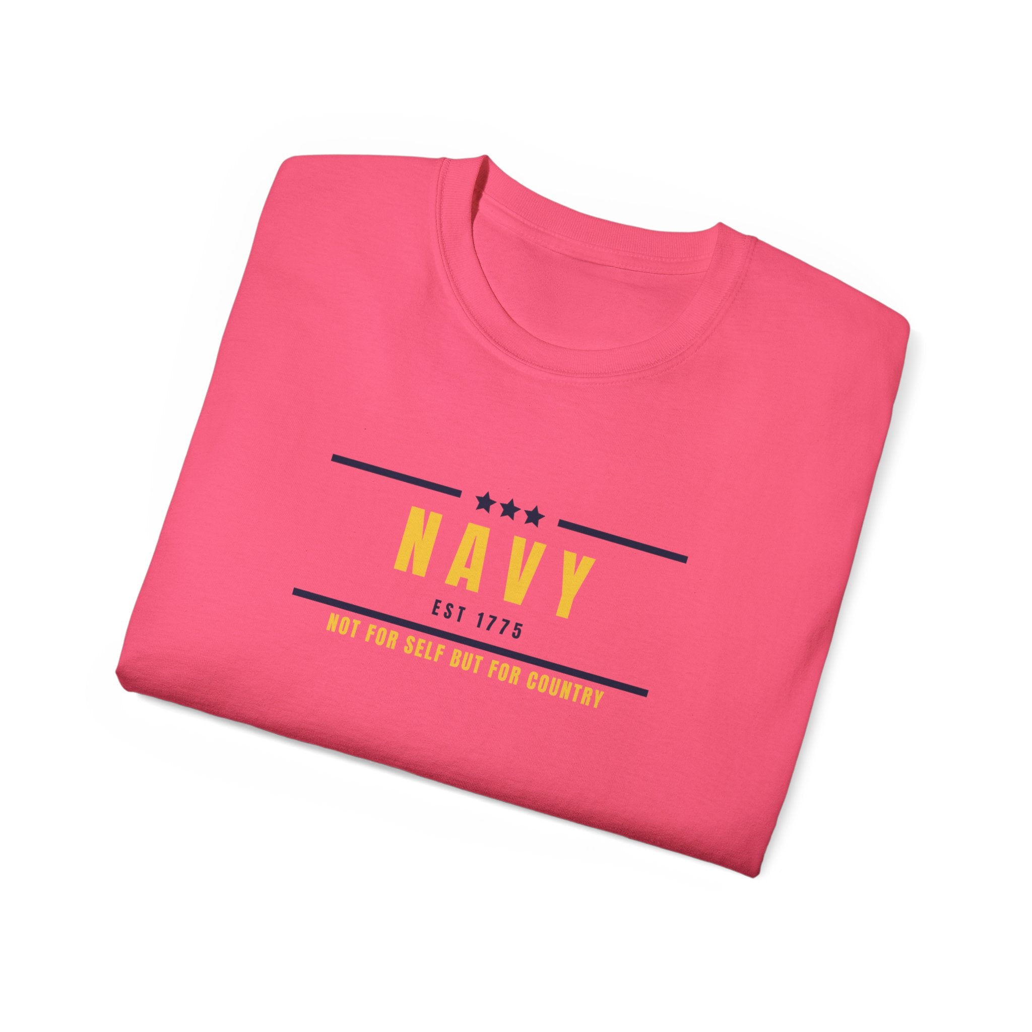 Navy Est. 1775 Military Graphic Tee — Veteran & Navy Support Shirt