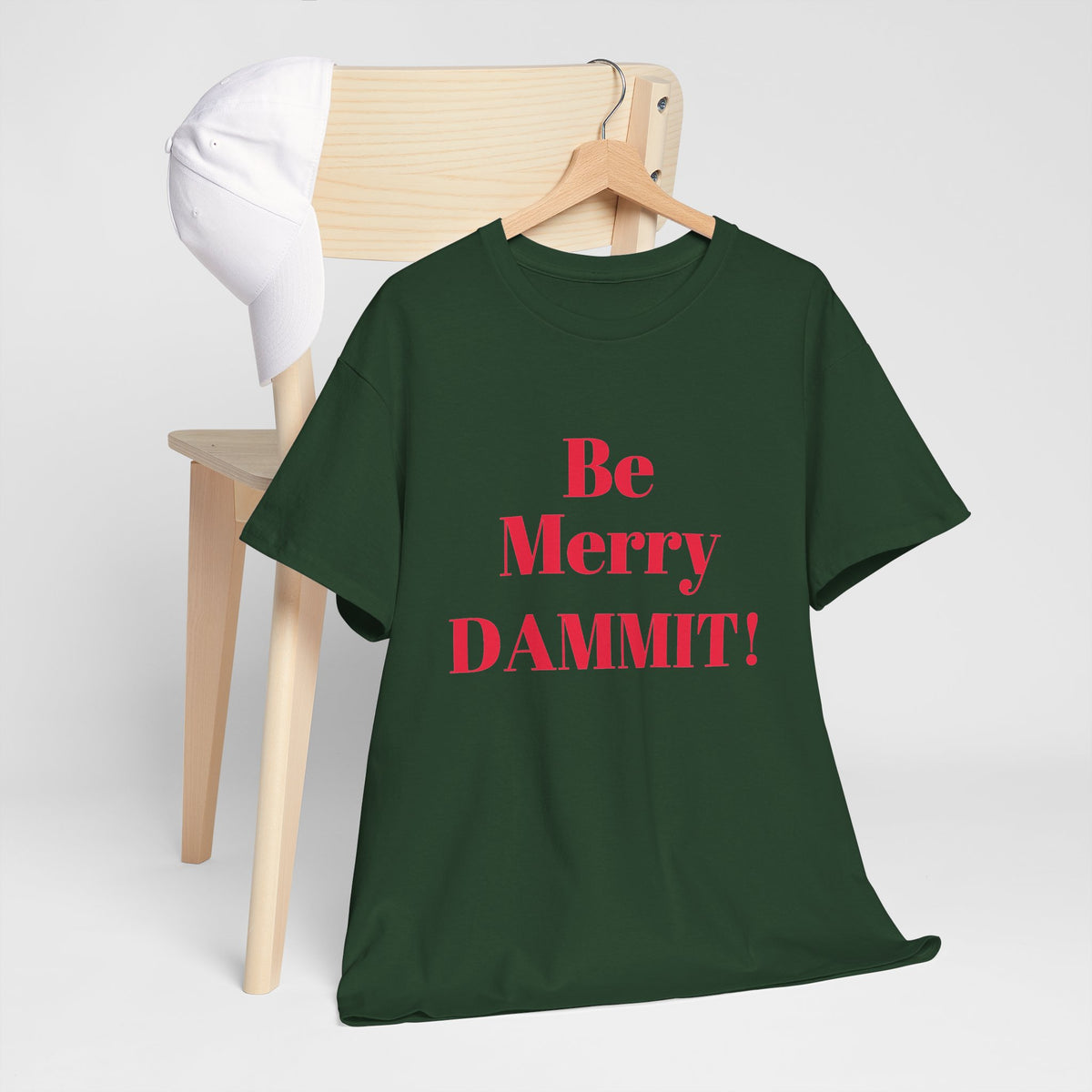 Be Merry DAMMIT! Funny Christmas T-Shirt