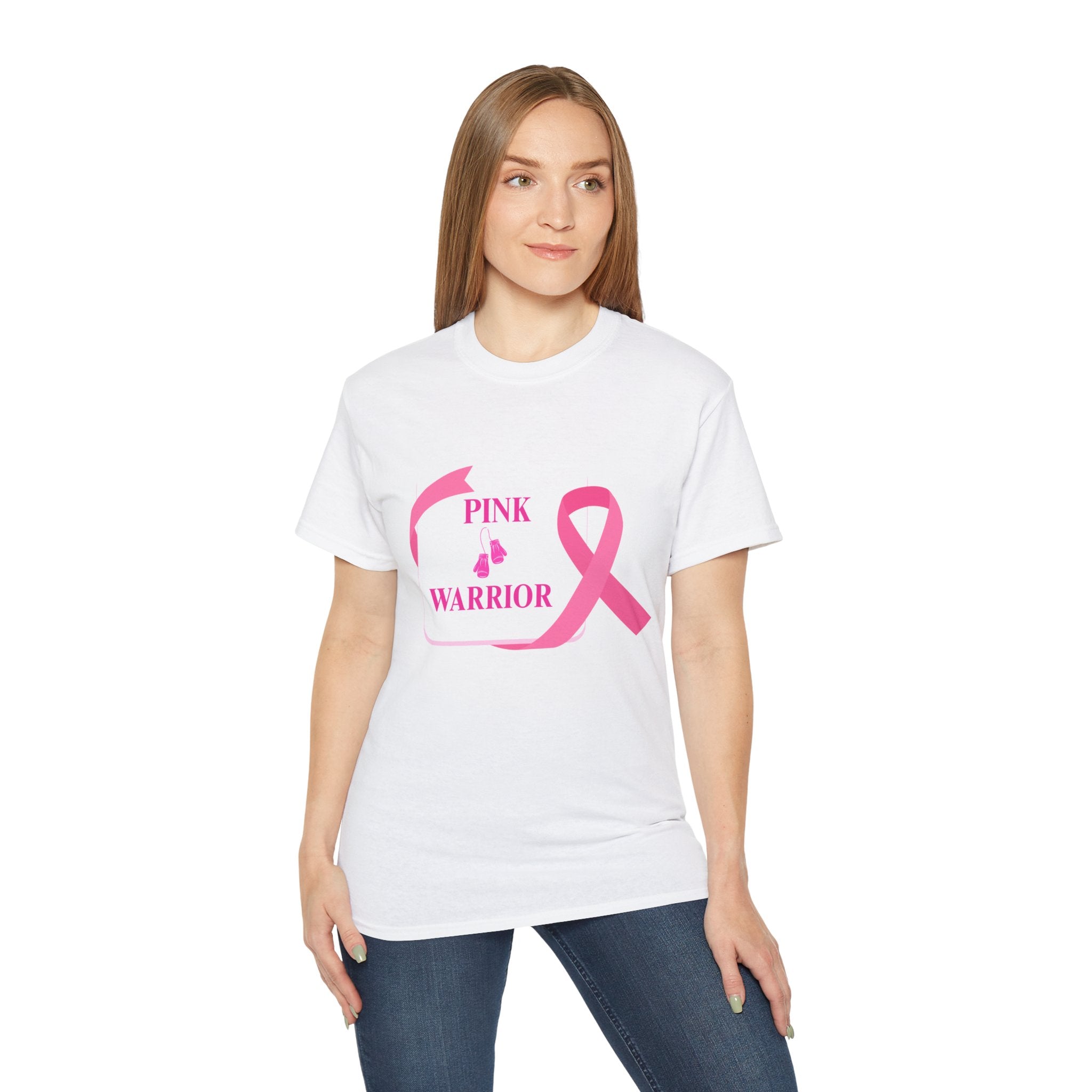 Pink Warrior Tee - Breast Cancer Awareness Pink Ribbon Shirt