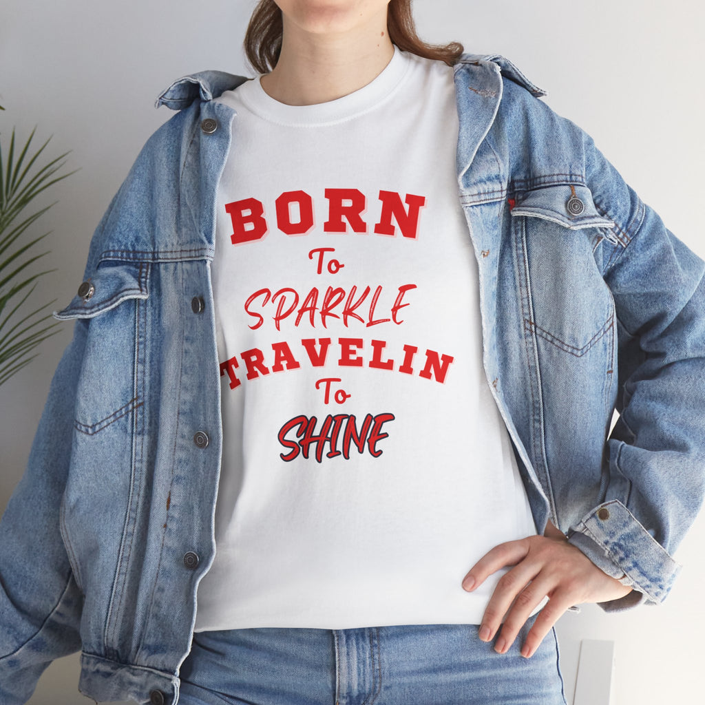 Traveling and shining T‑Shirt — Adventure Graphic Tee