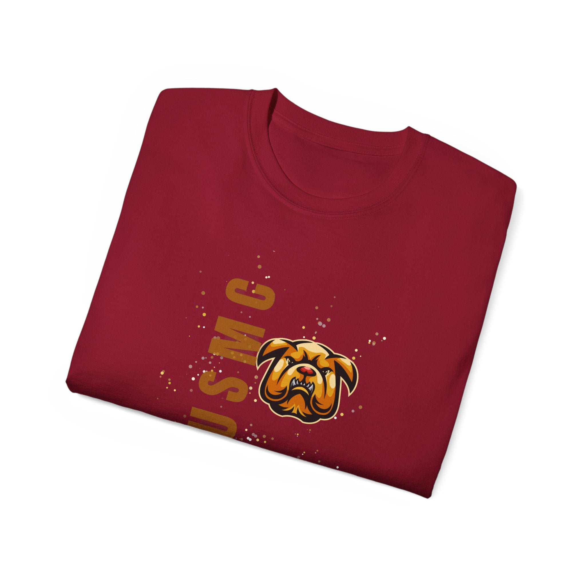USMC Jarhead Bulldog T‑Shirt — Marine Corps Vertical Logo Tee
