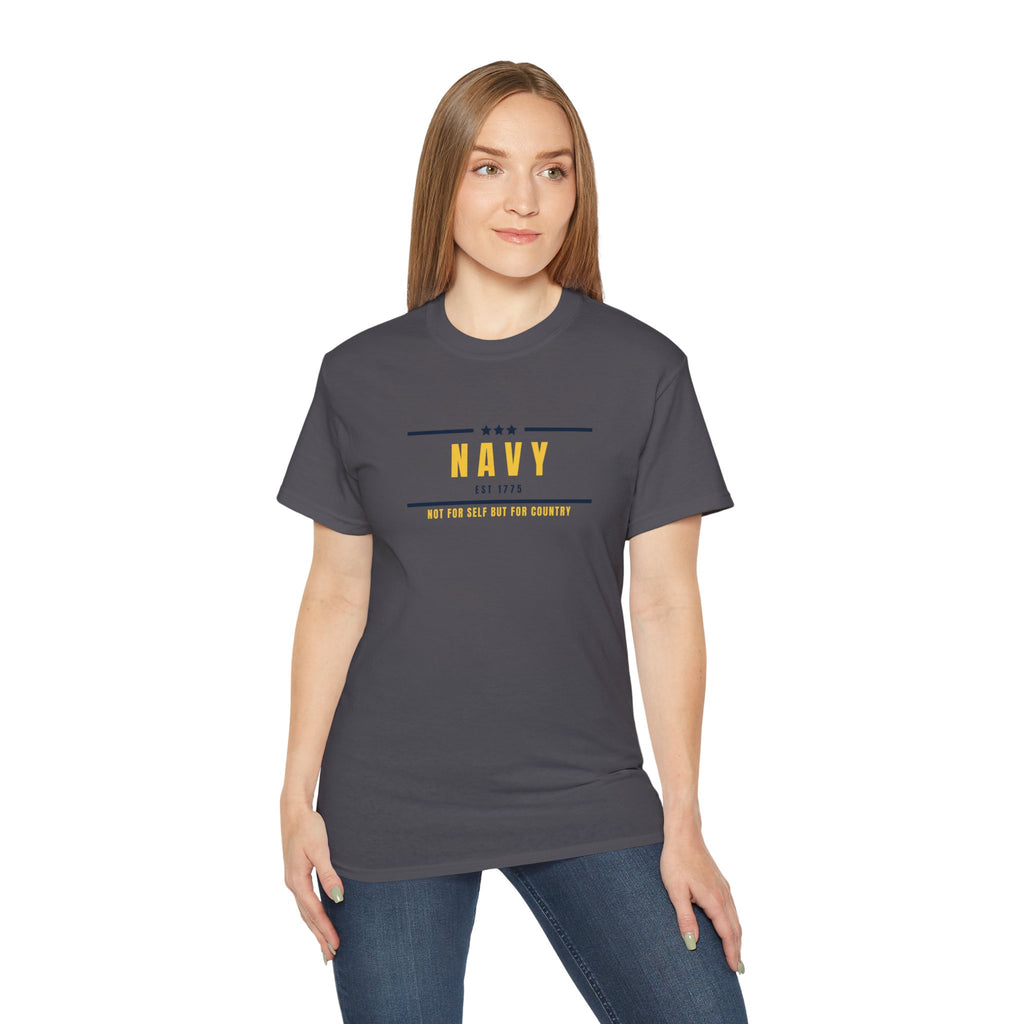 Navy Est. 1775 Military Graphic Tee — Veteran & Navy Support Shirt