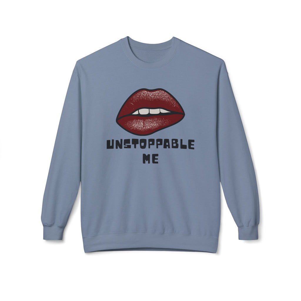 Unstoppable Me Sweatshirt — Bold Lip Graphic Crewneck