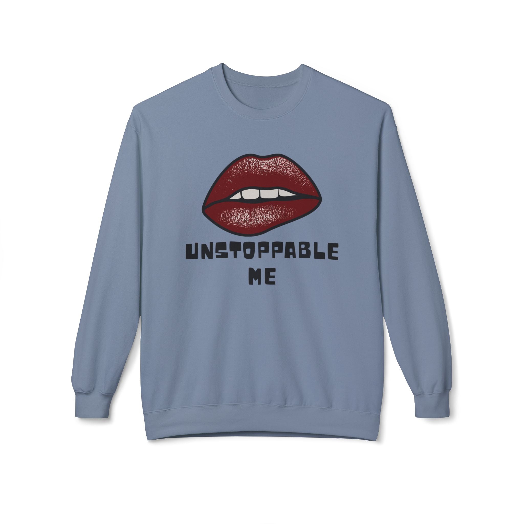 Unstoppable Me Sweatshirt — Bold Lip Graphic Crewneck