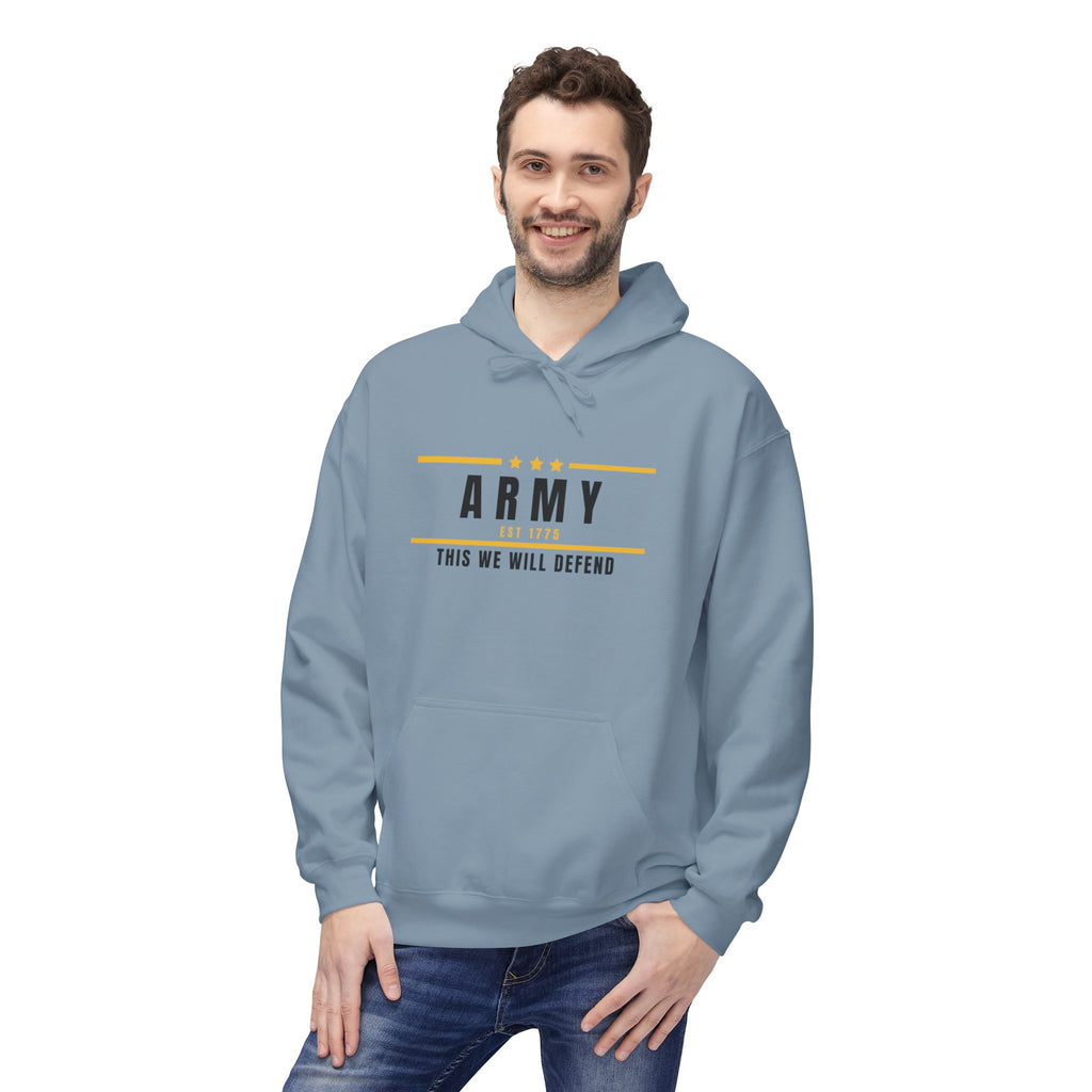 Army Hoodie — "This We Will Defend" Military Tribute Pullover