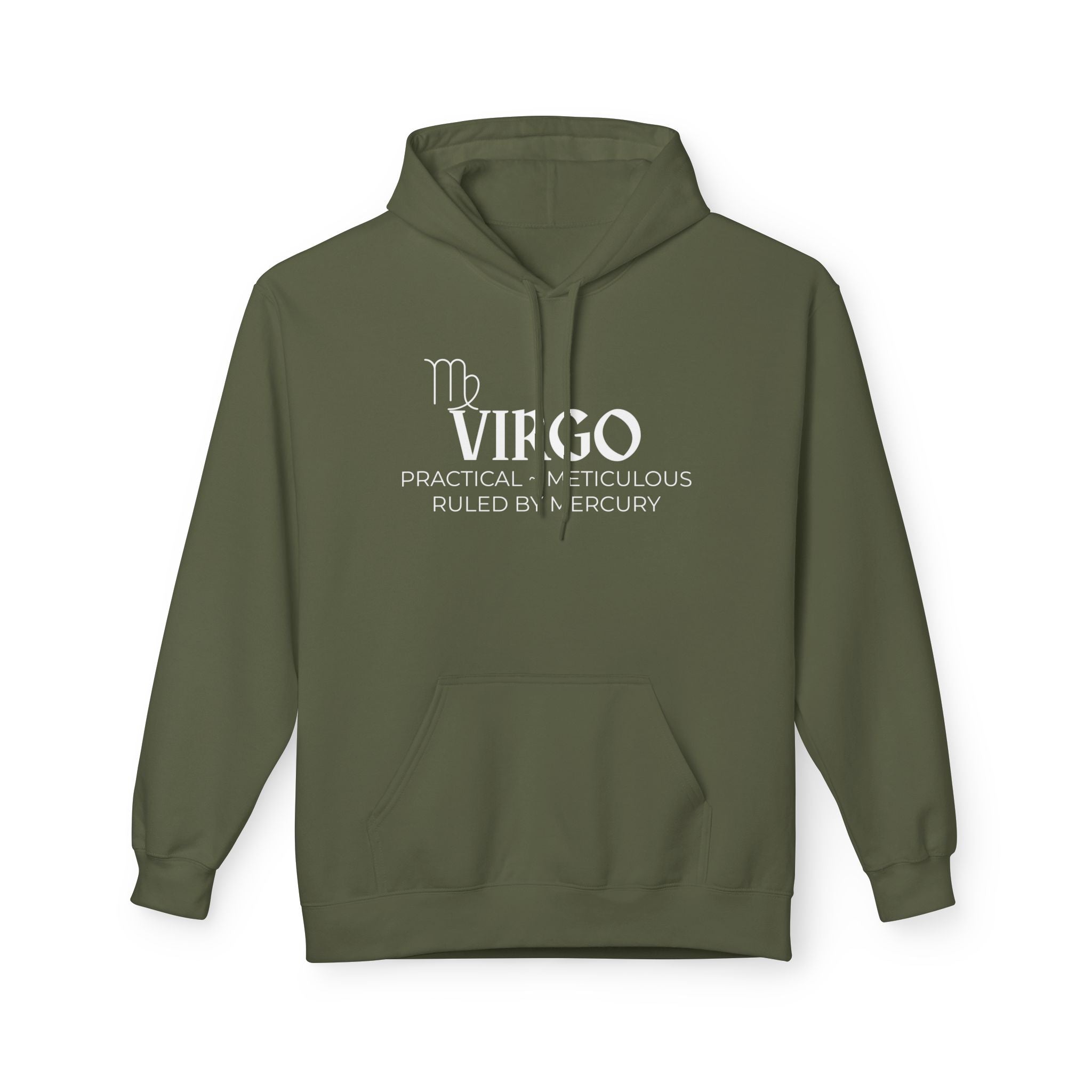 Zodiac Virgo Fleece Hoodie for Astrology Lovers