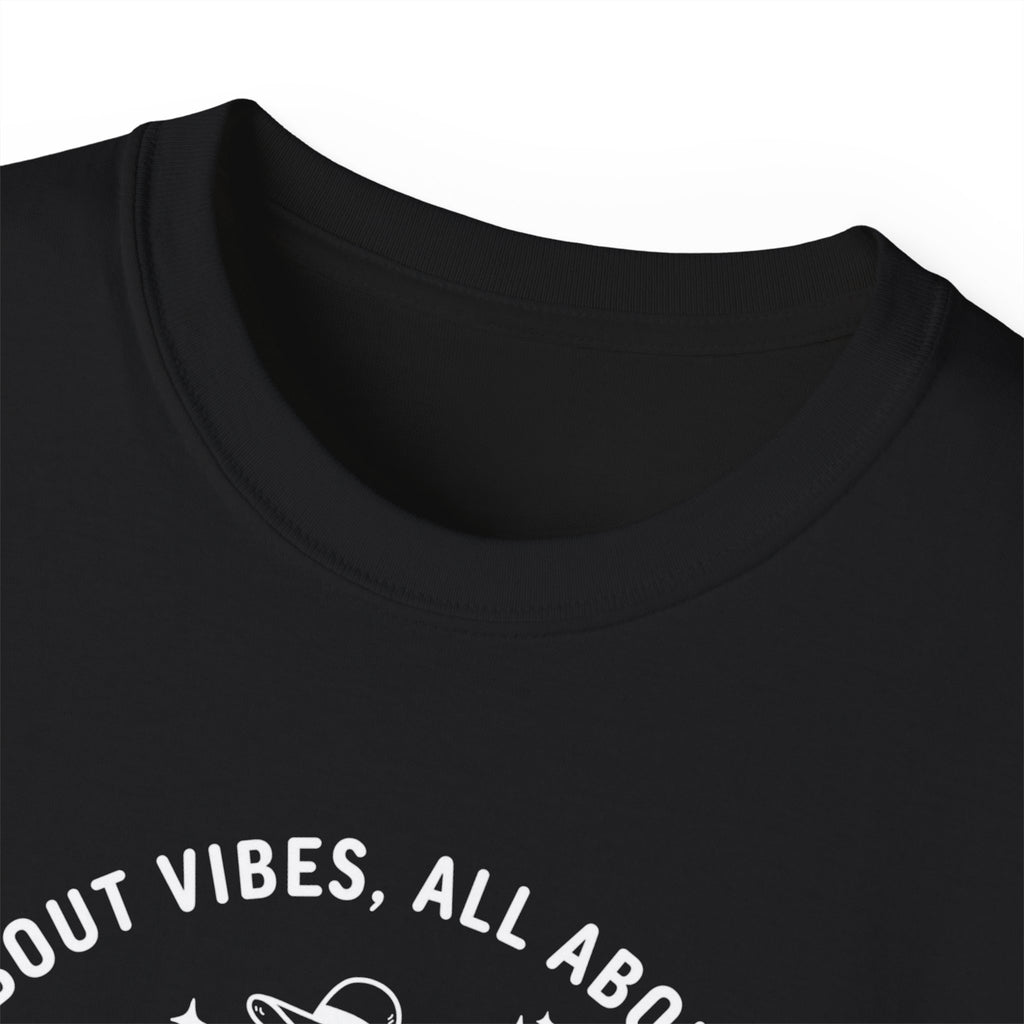 Girls Trip T-Shirt — 'All About Vibes, All About Style' Graphic Tee for Bachelorette & Vacation
