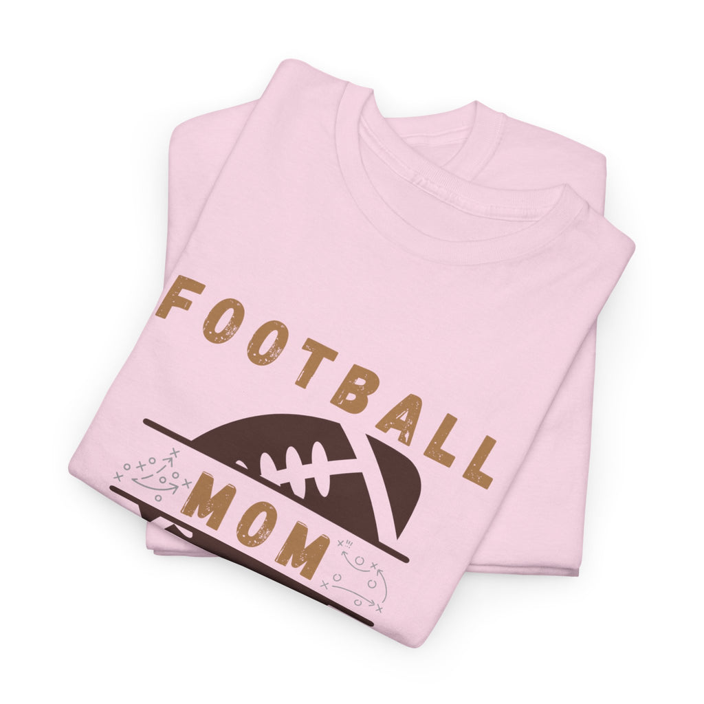 Football Mom T-Shirt — Retro Brown Football Design