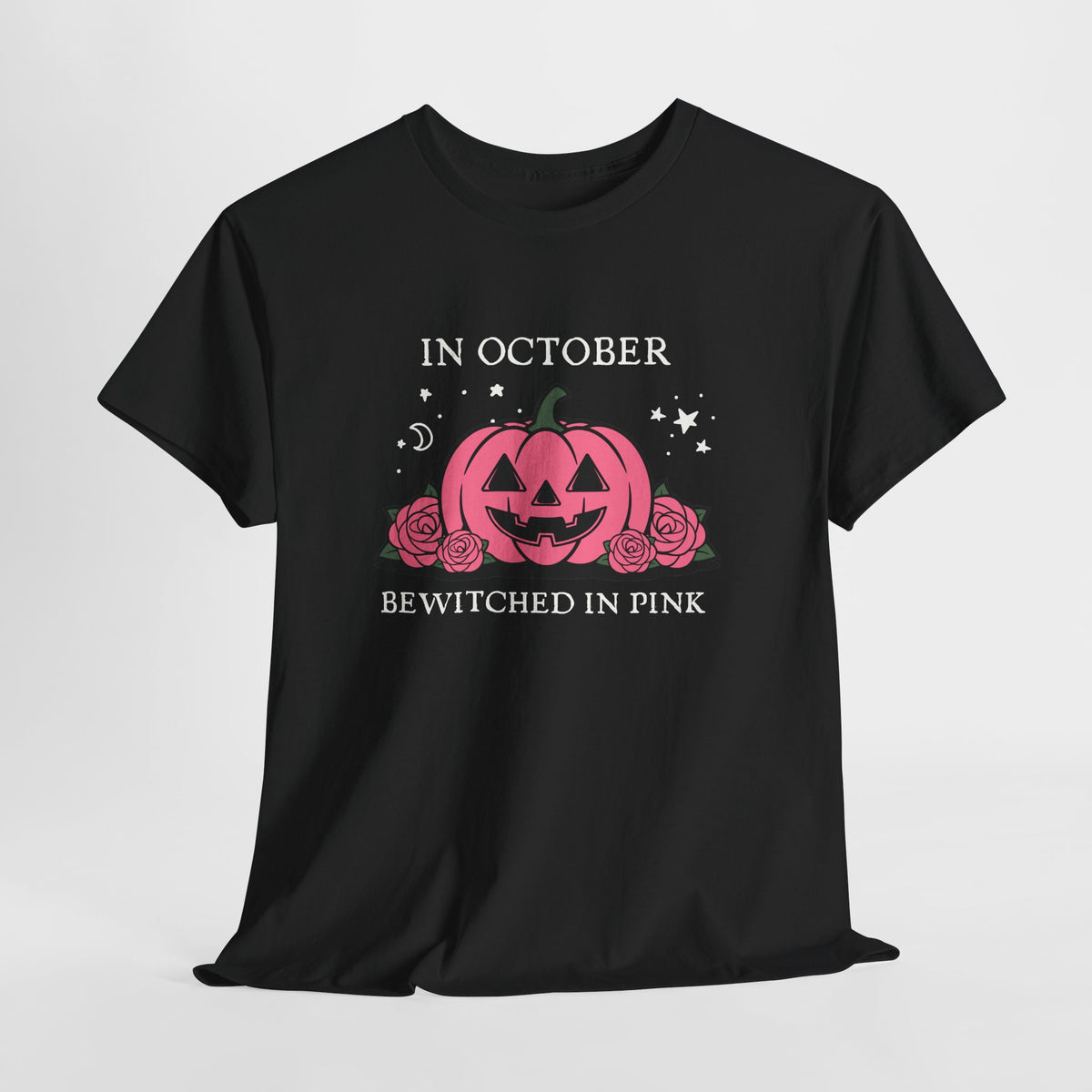 In October Bewitched in Pink Pumpkin Tee